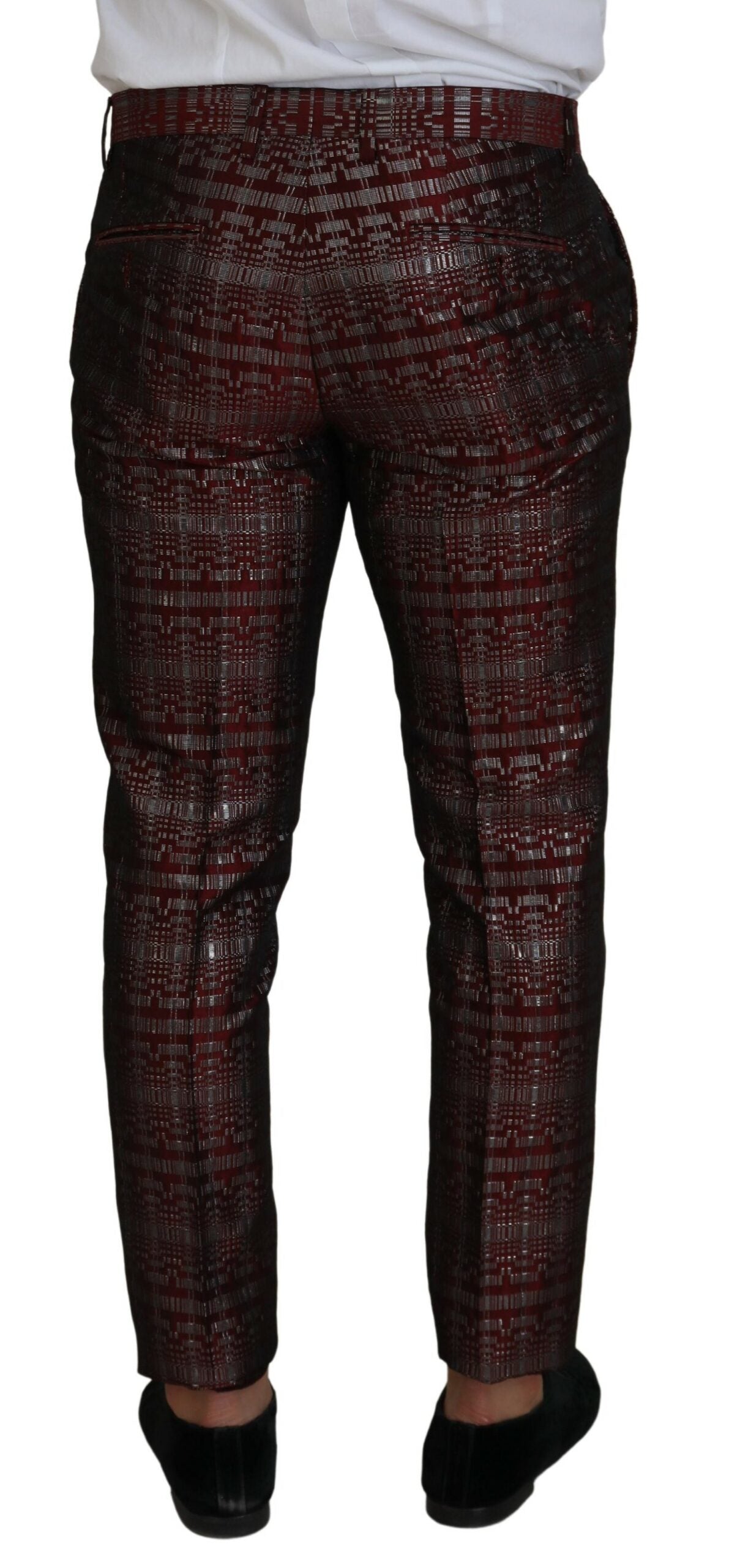 - Bordeaux Fantasy Slim Fit Two-Piece Suit