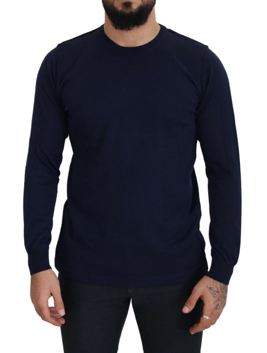 - Authentic Crewneck Blue Pullover Sweater