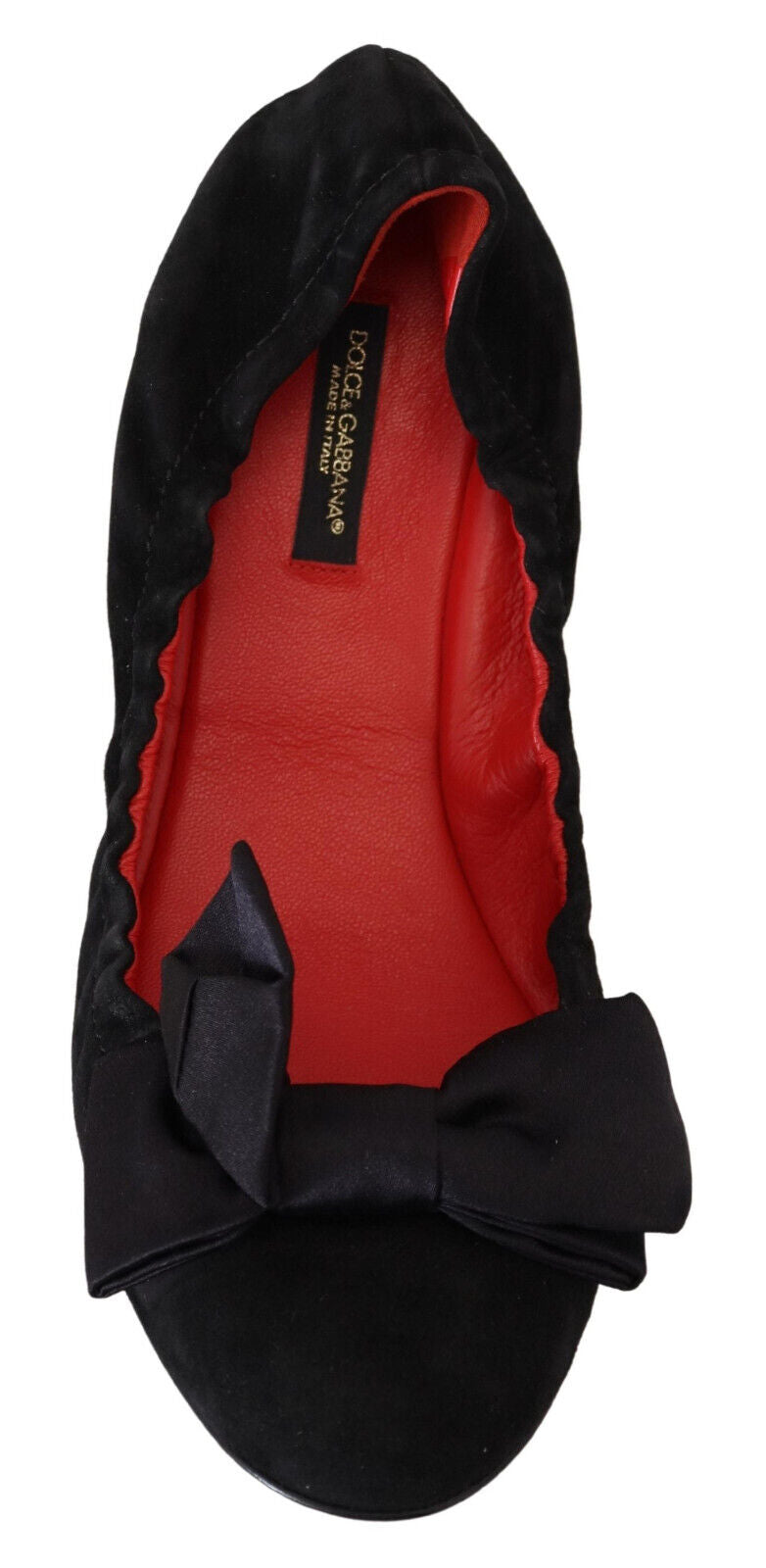 - Elegant Black Suede Ballet Flats