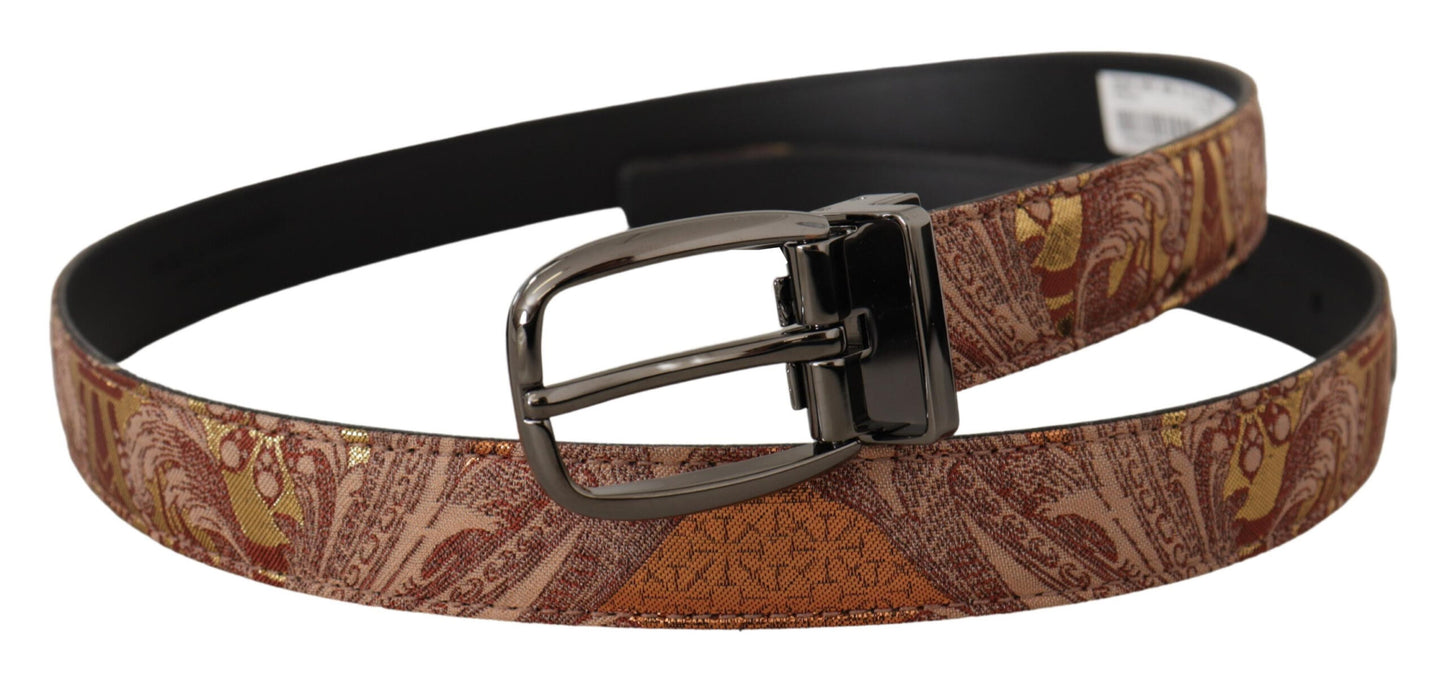 - Multicolor Leather Signature Belt
