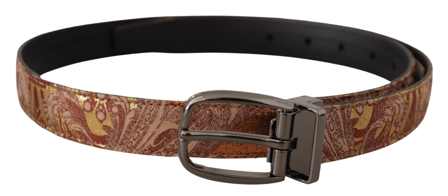 - Multicolor Leather Signature Belt