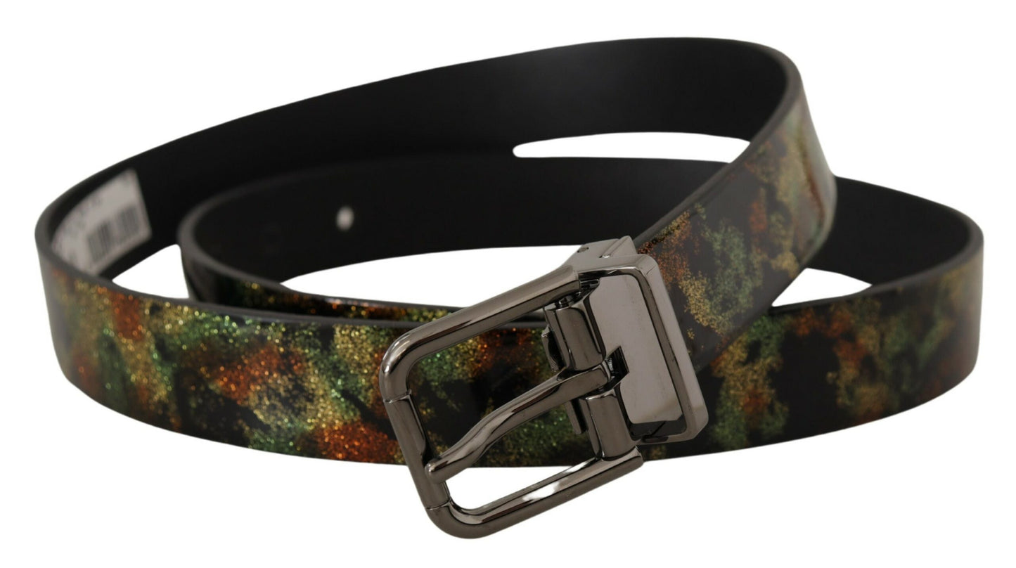 - Elegant Dual-Tone Leather Belt