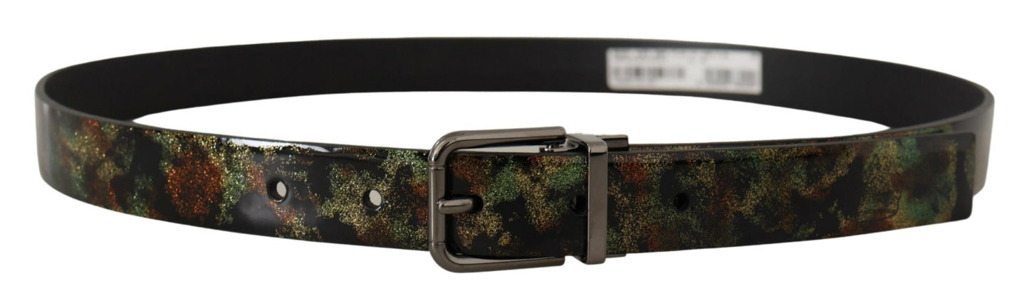 - Elegant Dual-Tone Leather Belt