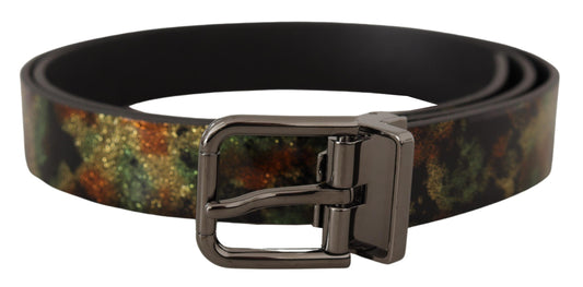 - Elegant Dual-Tone Leather Belt