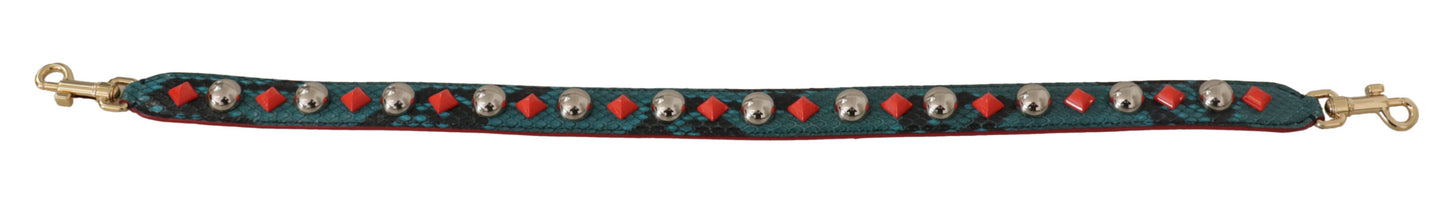 - Emerald Green Leather Shoulder Strap