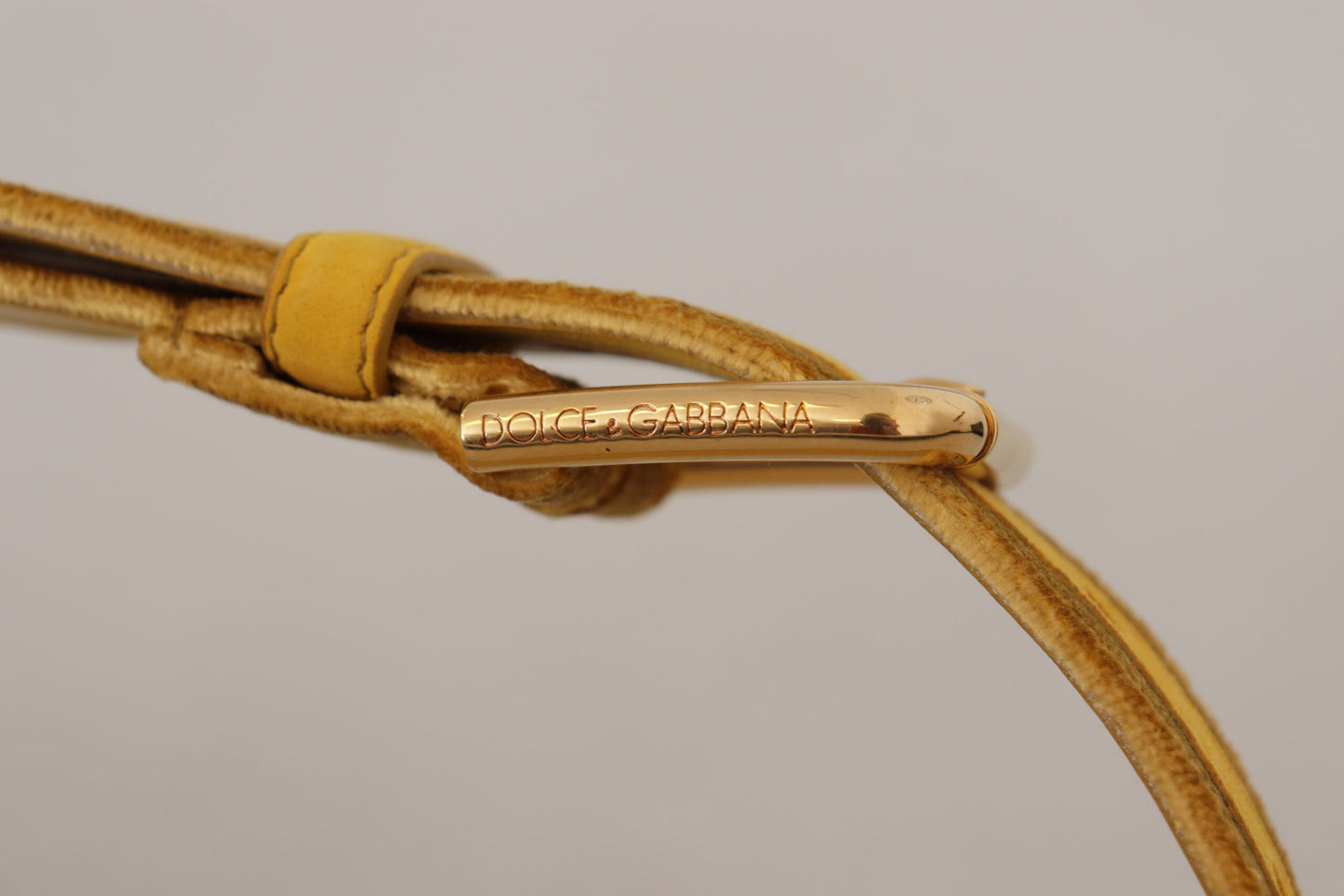 - Elegant Velvet Designer Gold-Buckled Belt