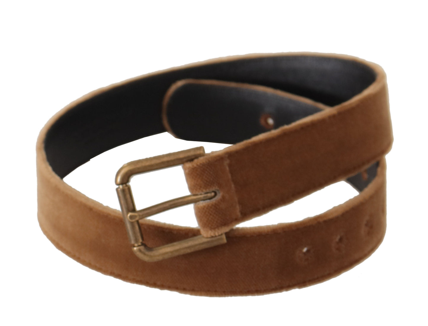 - Elegant Engraved Buckle Leather Belt