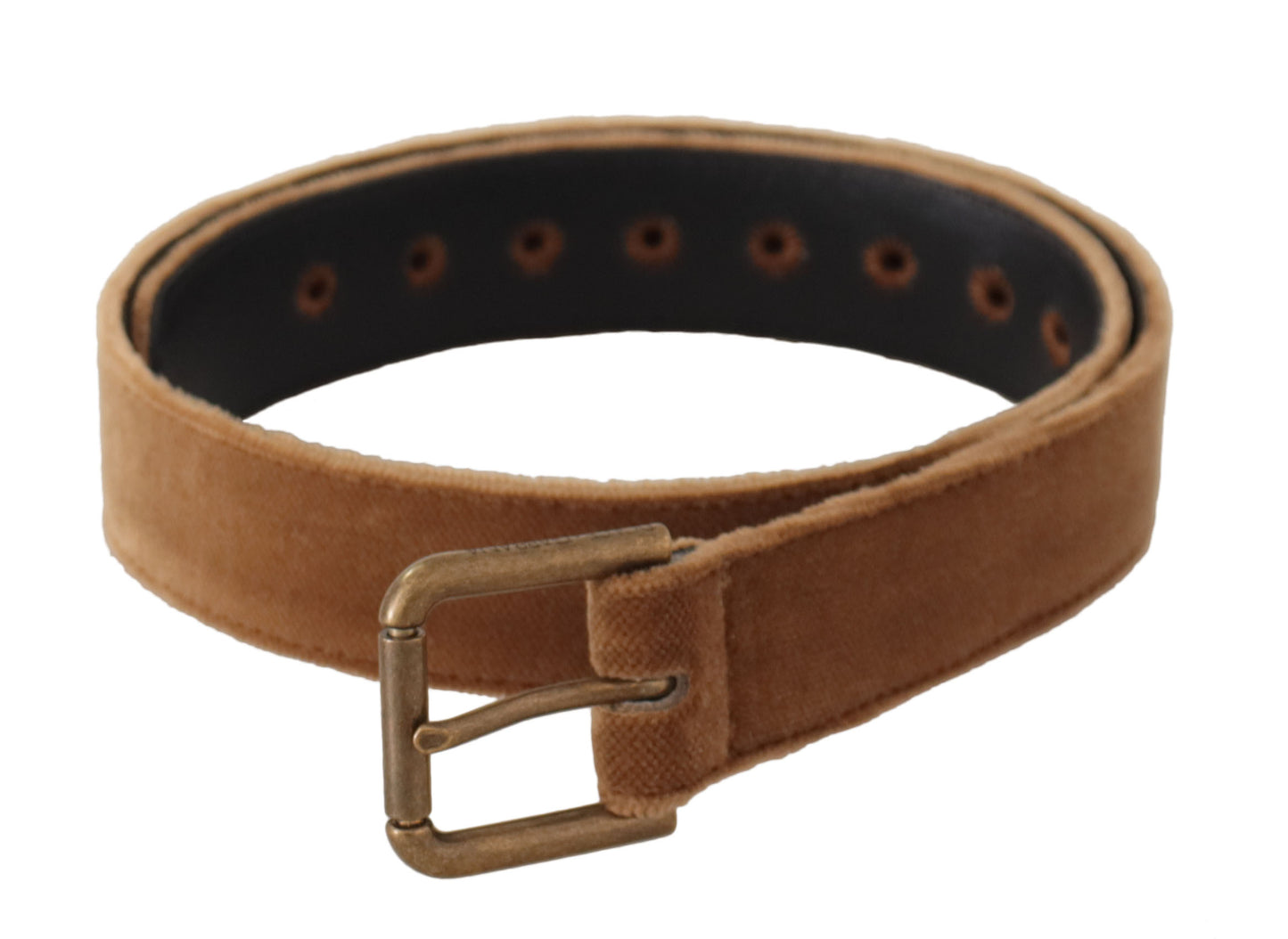 - Elegant Engraved Buckle Leather Belt