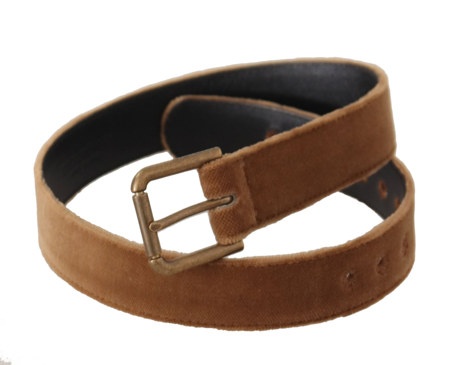 - Elegant Engraved Buckle Leather Belt