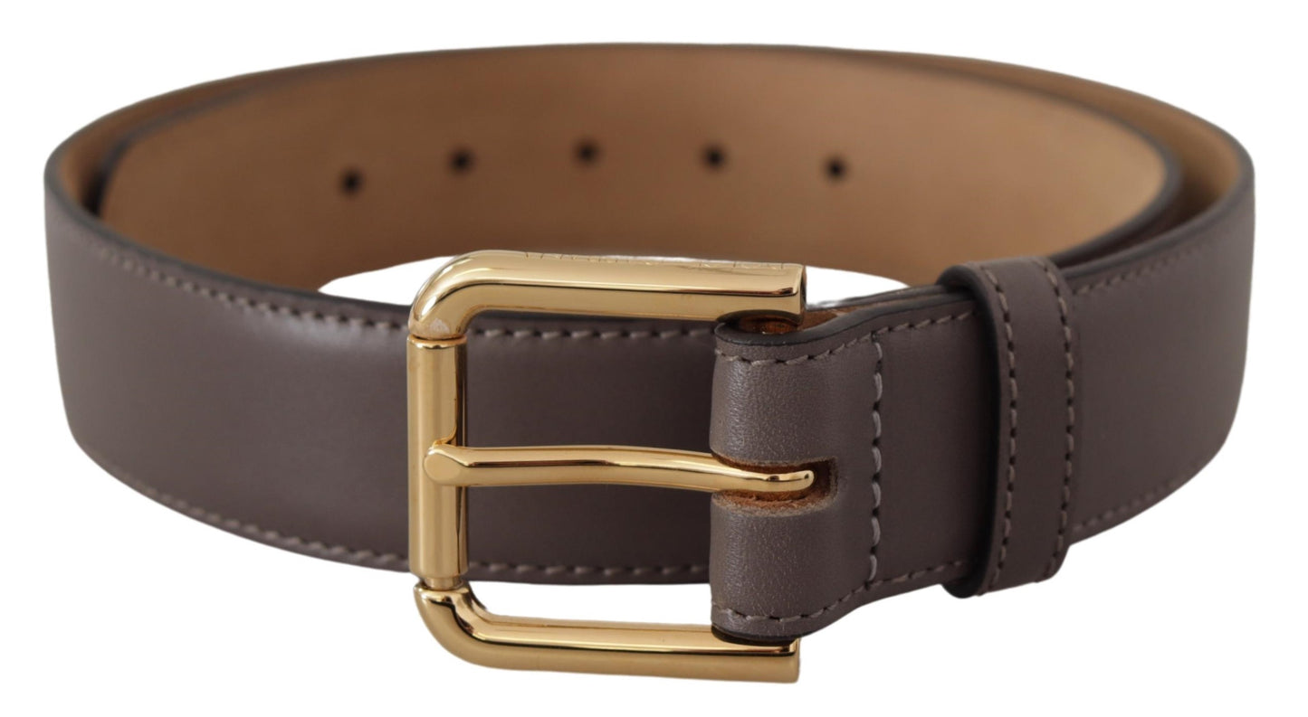 - Elegant Engraved Buckle Leather Belt