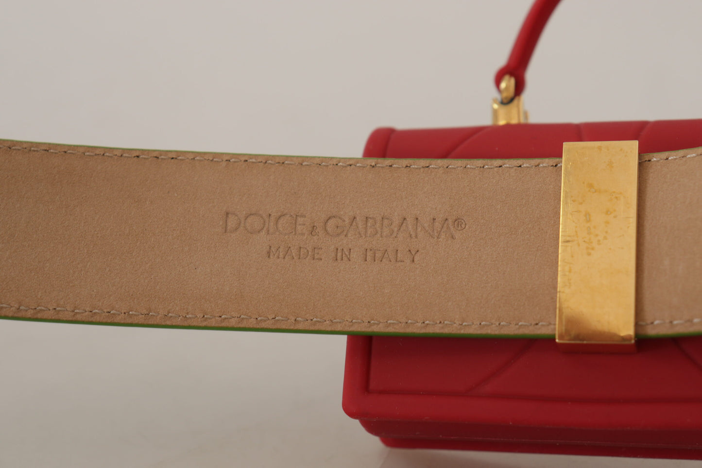 - Elegant Leather Belt with Mini Bag Accessory