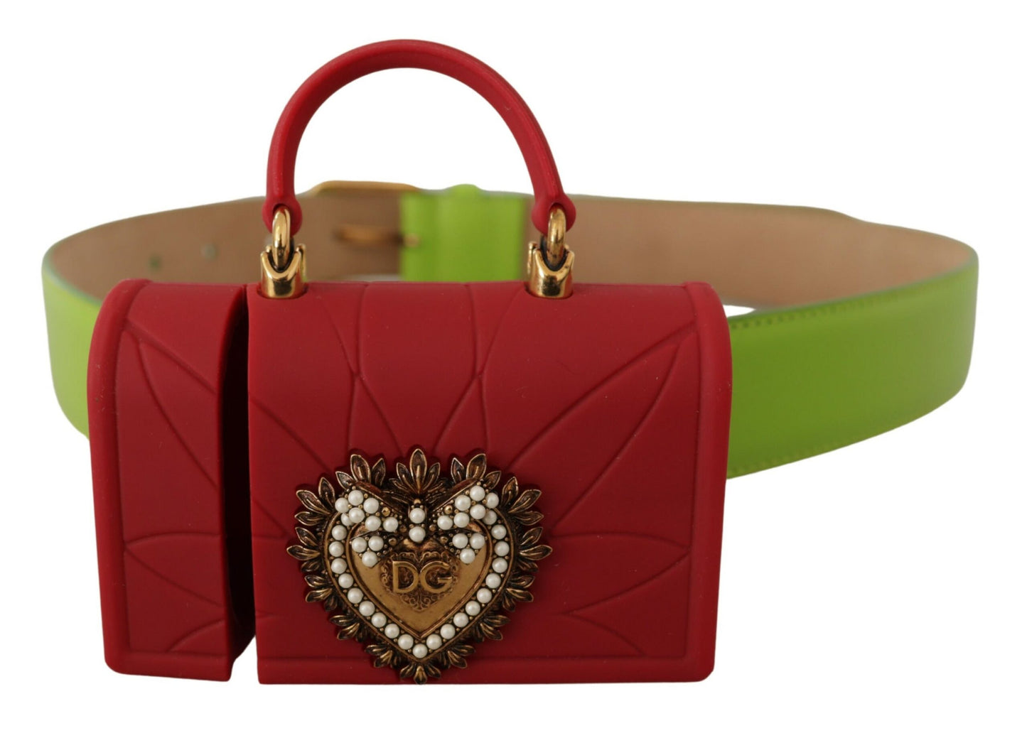- Elegant Leather Belt with Mini Bag Accessory