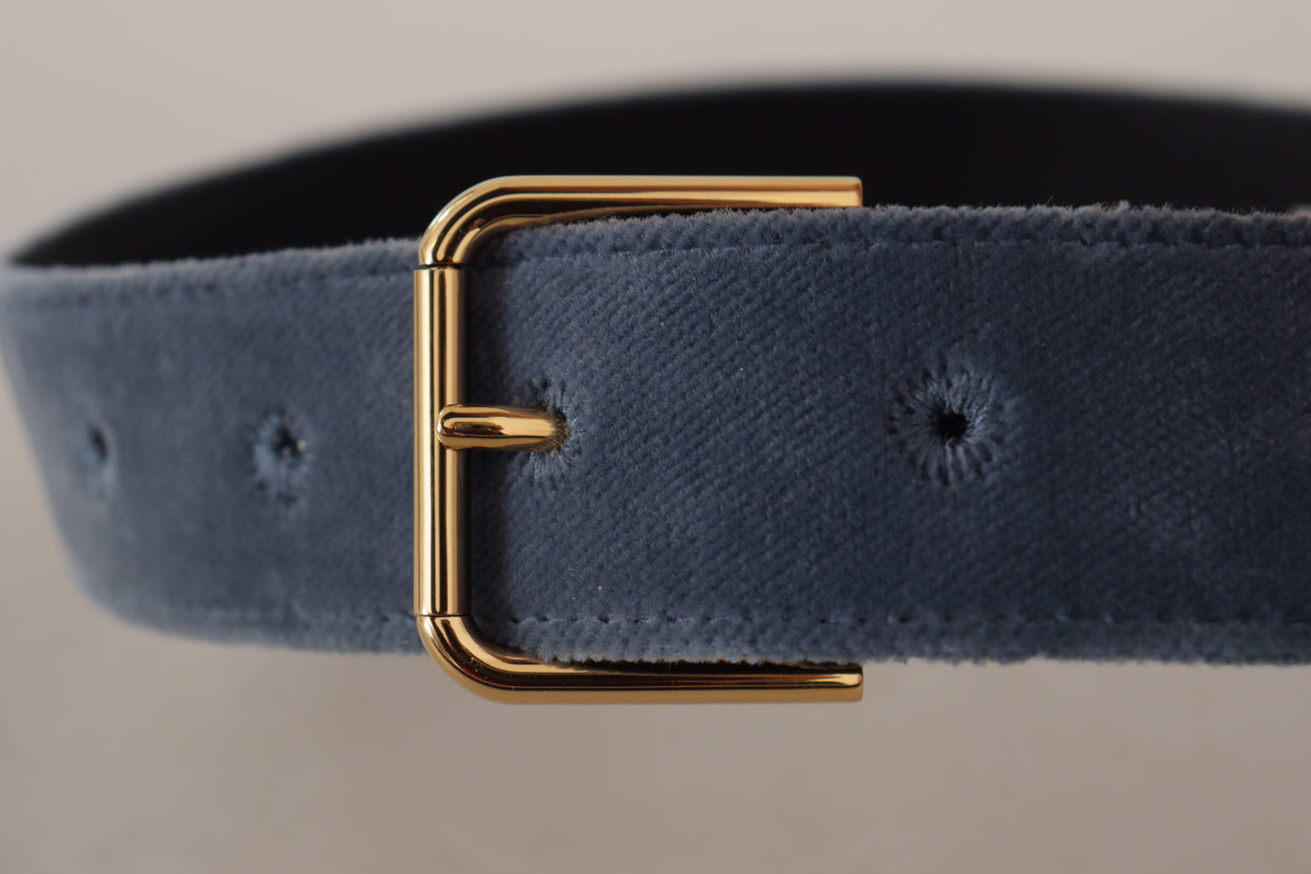 - Elegant Navy Velvet Designer Belt