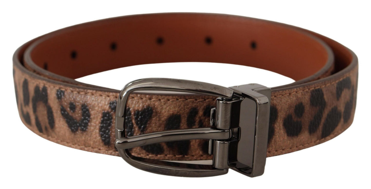 - Elegant Engraved Leather Belt - Timeless Style