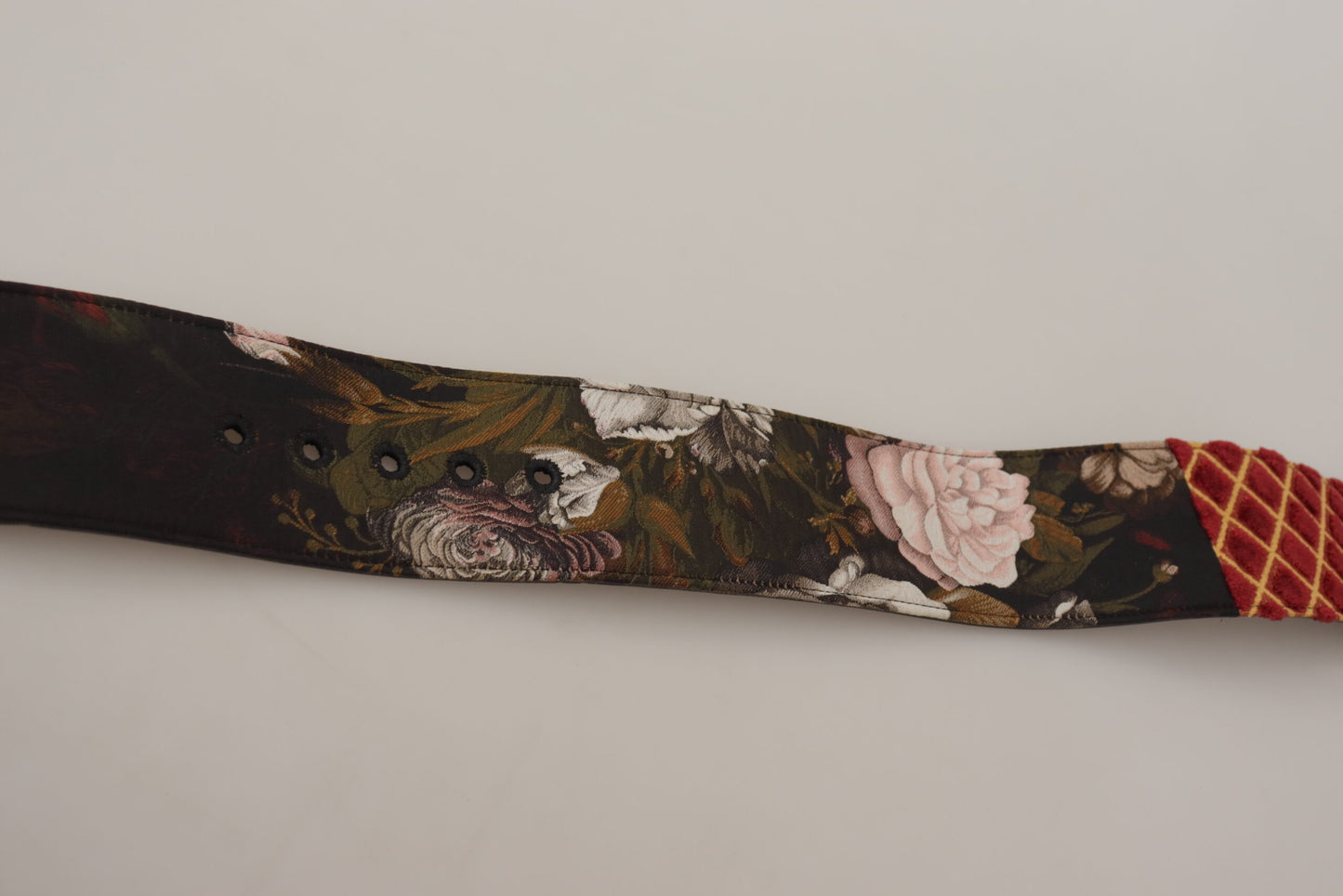 - Engraved Logo Multicolor Leather Belt