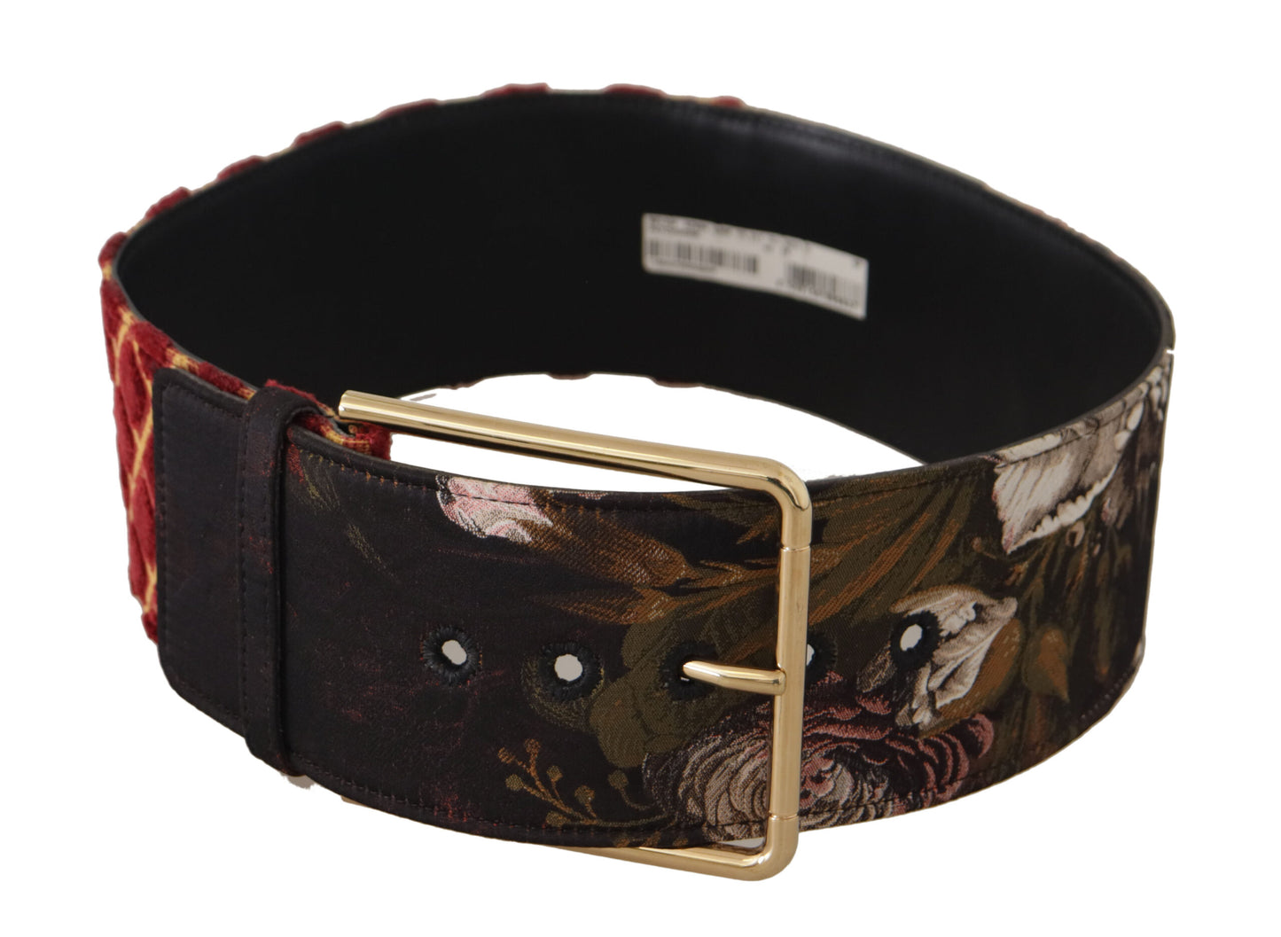 - Engraved Logo Multicolor Leather Belt