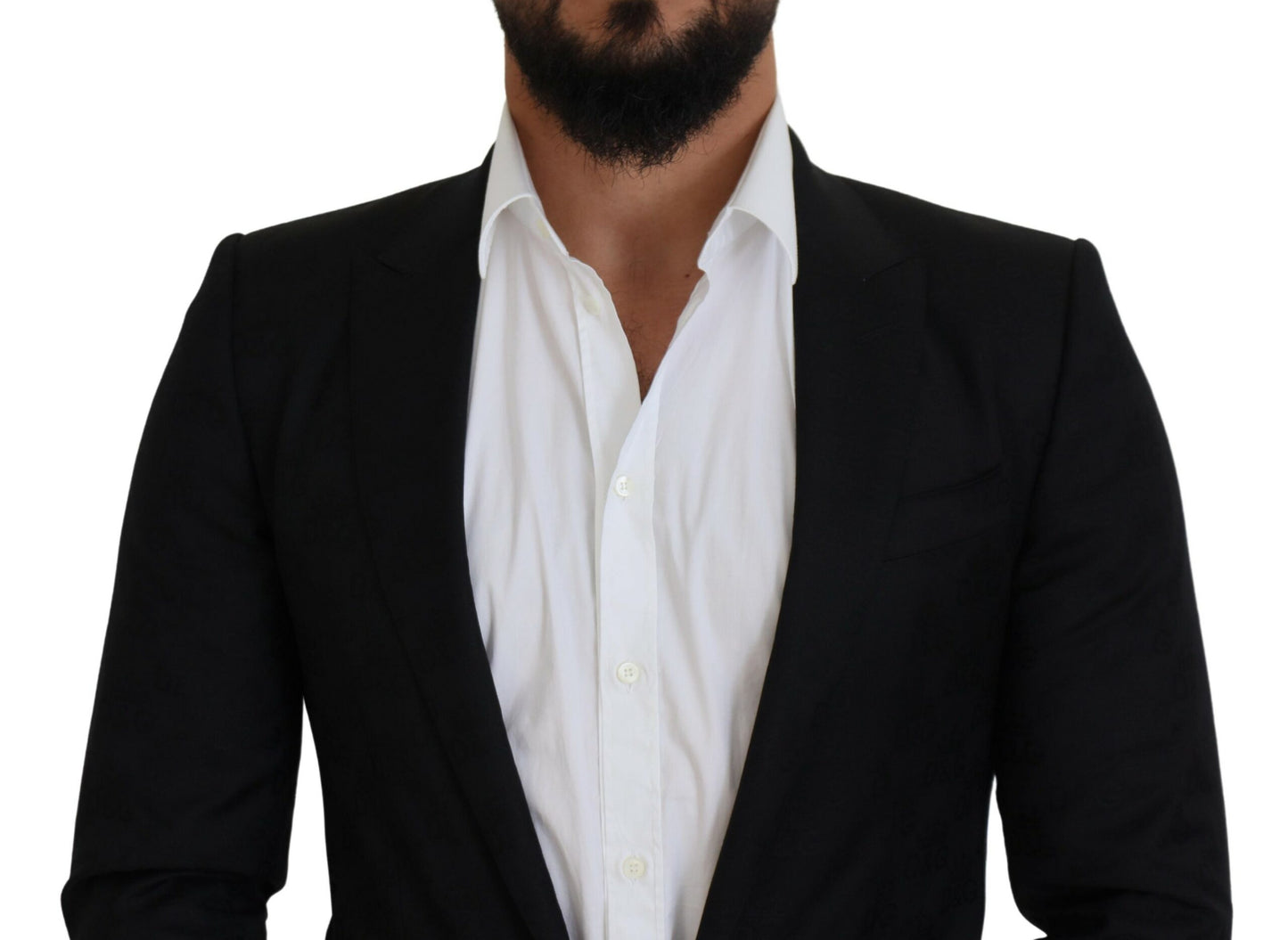 - Elegant Martini Style Black Formal Blazer