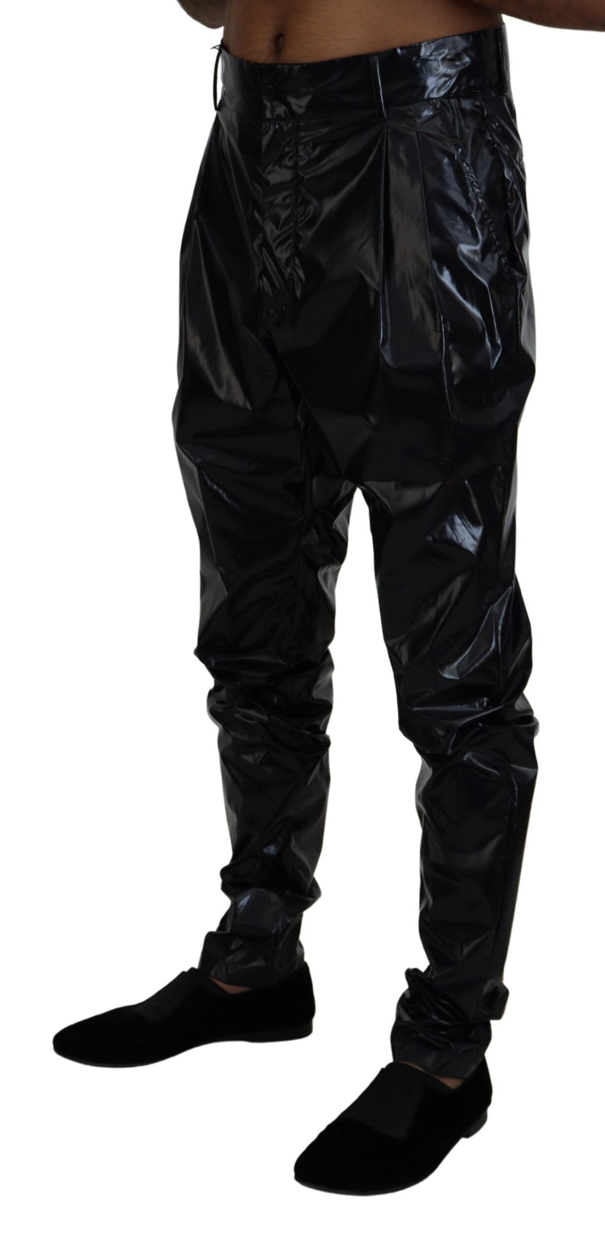 - Sleek Italian Black MainLine Pants