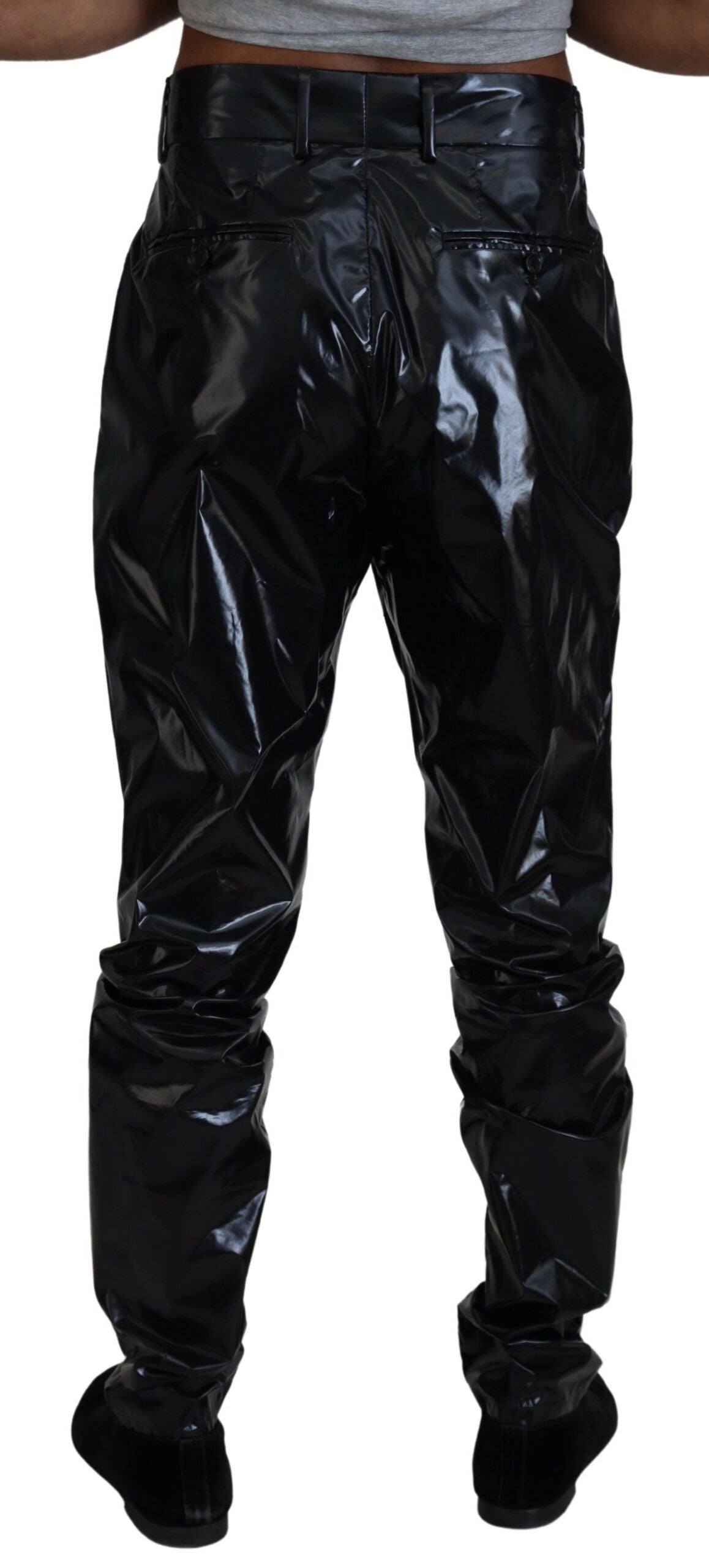 - Sleek Italian Black MainLine Pants