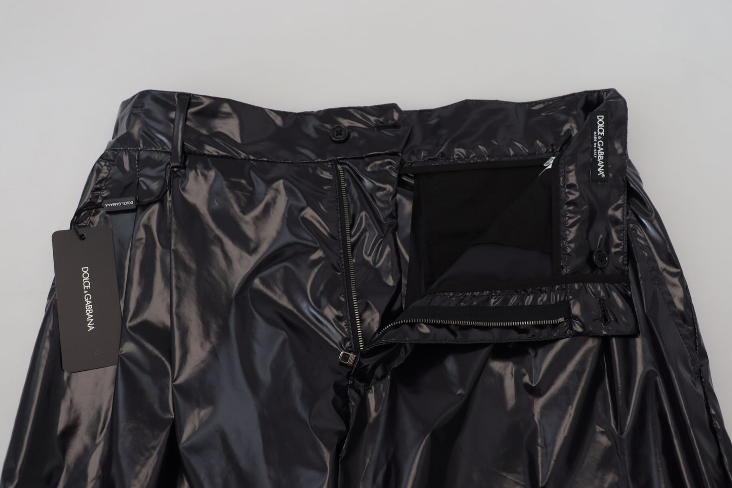- Sleek Italian Black MainLine Pants