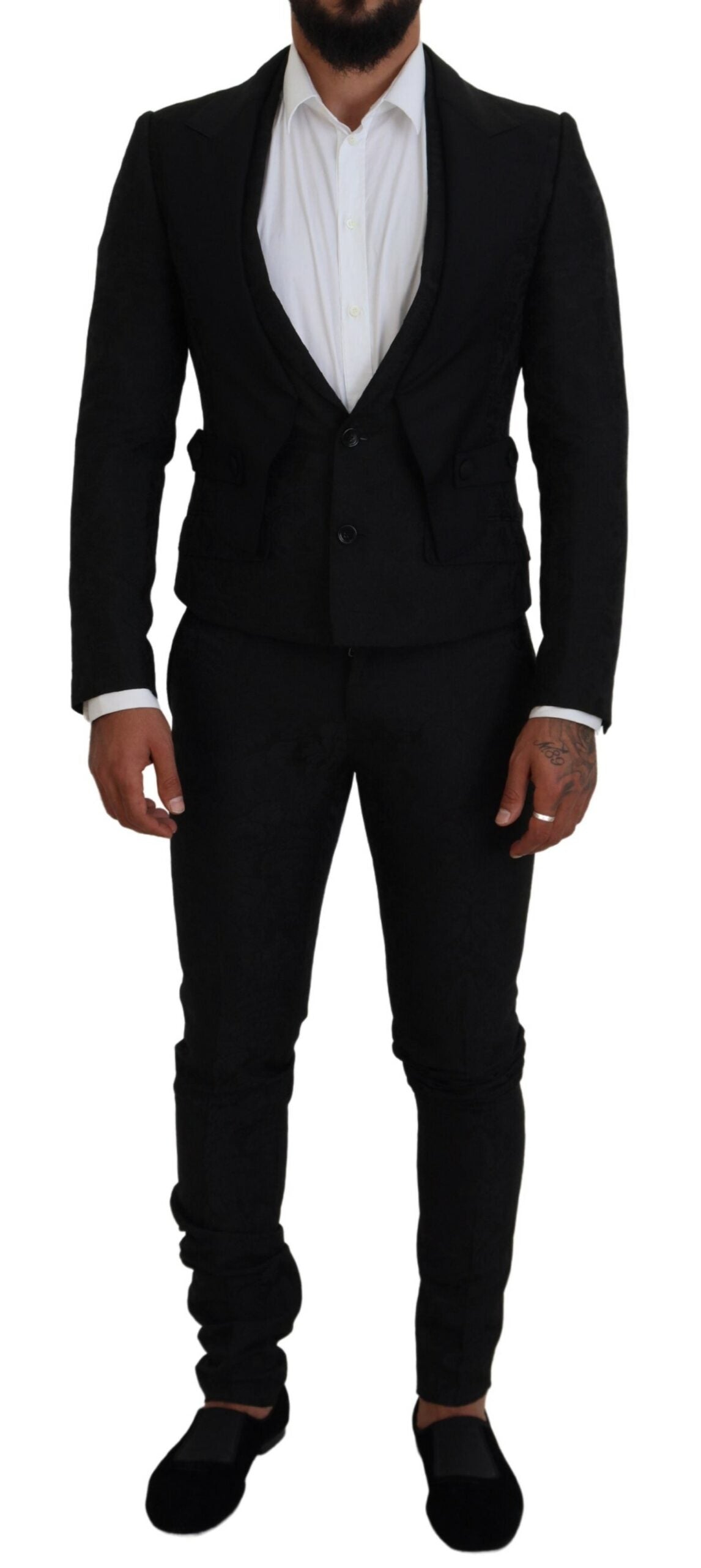 - Elegant Black Martini Suit for the Modern Man