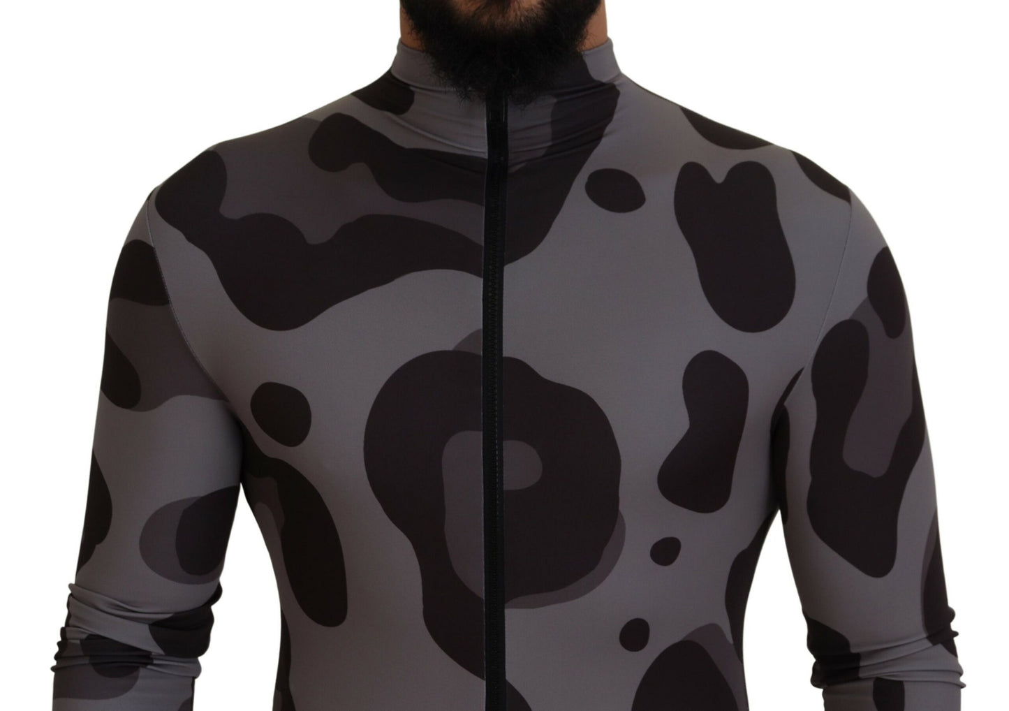 - Elite Gray Patterned Men's Wetsuit Swimwear