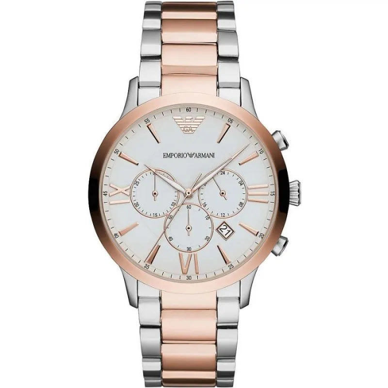 - Elegant Two-Tone Timepiece for Men