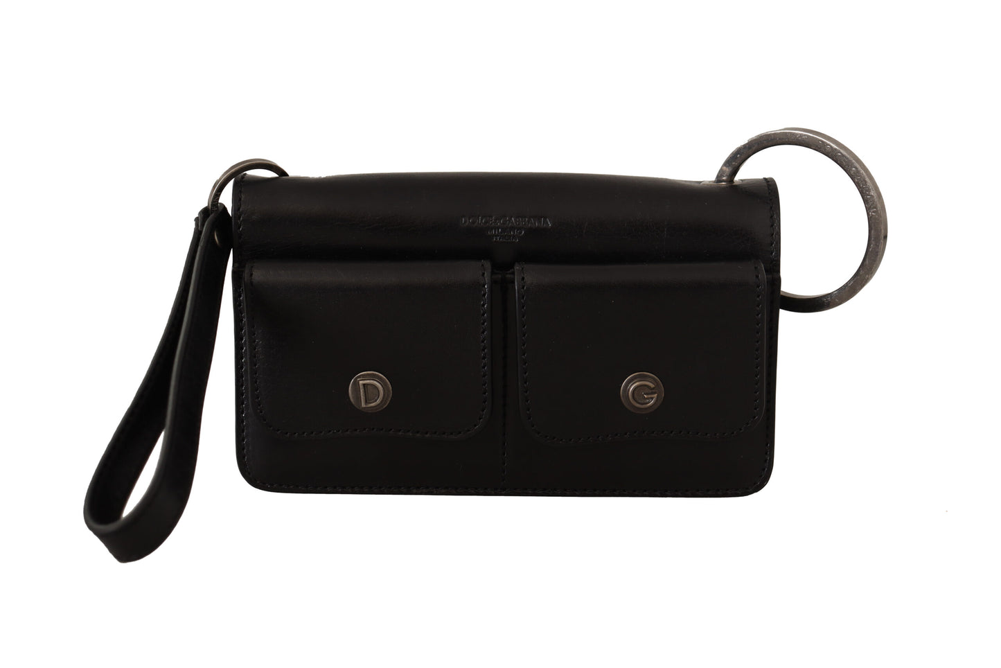 - Elegant Mini Leather Wallet in Timeless Black