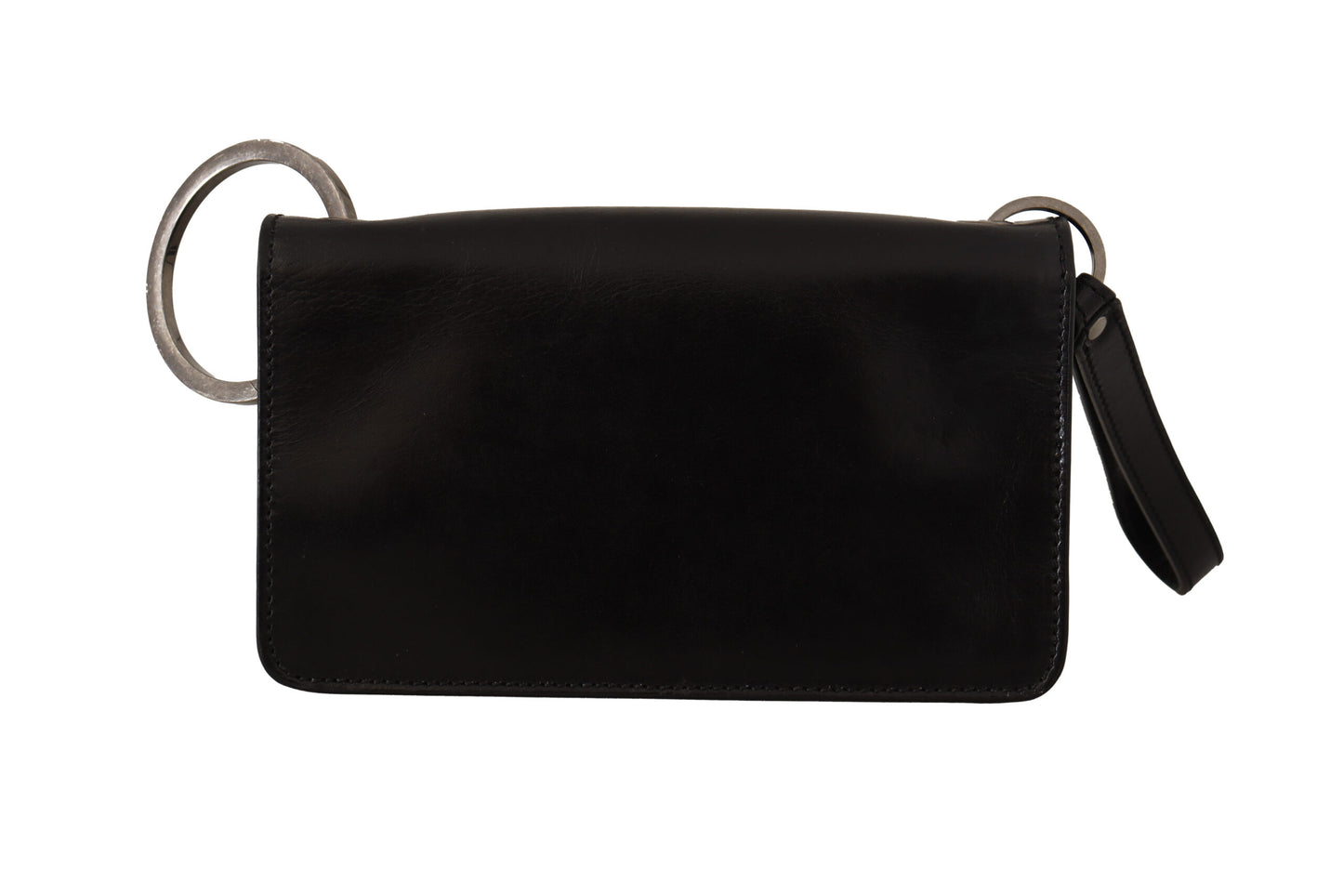 - Elegant Mini Leather Wallet in Timeless Black