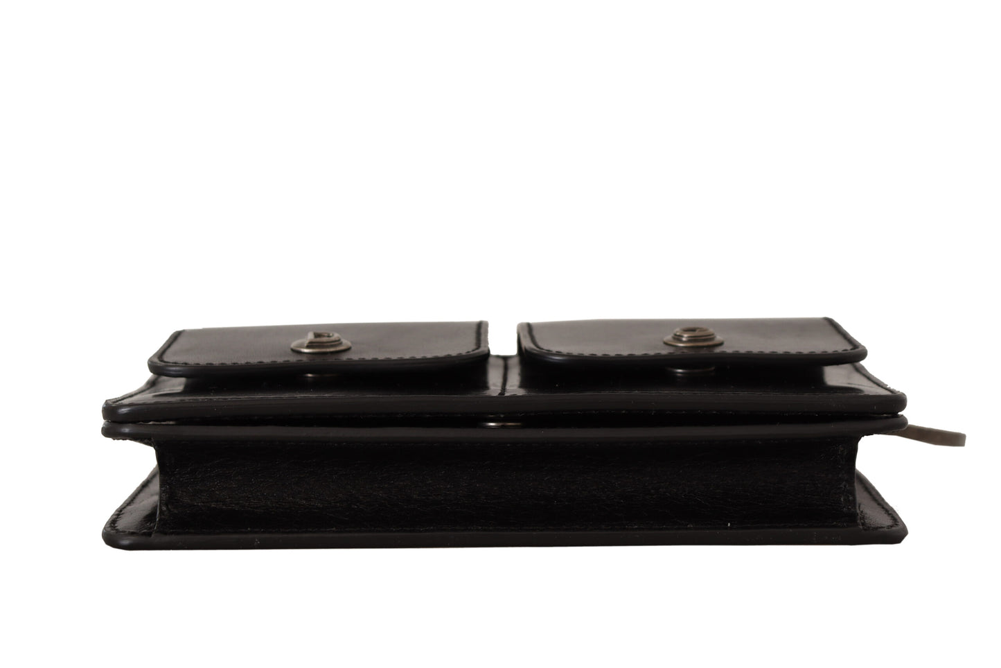 - Elegant Mini Leather Wallet in Timeless Black