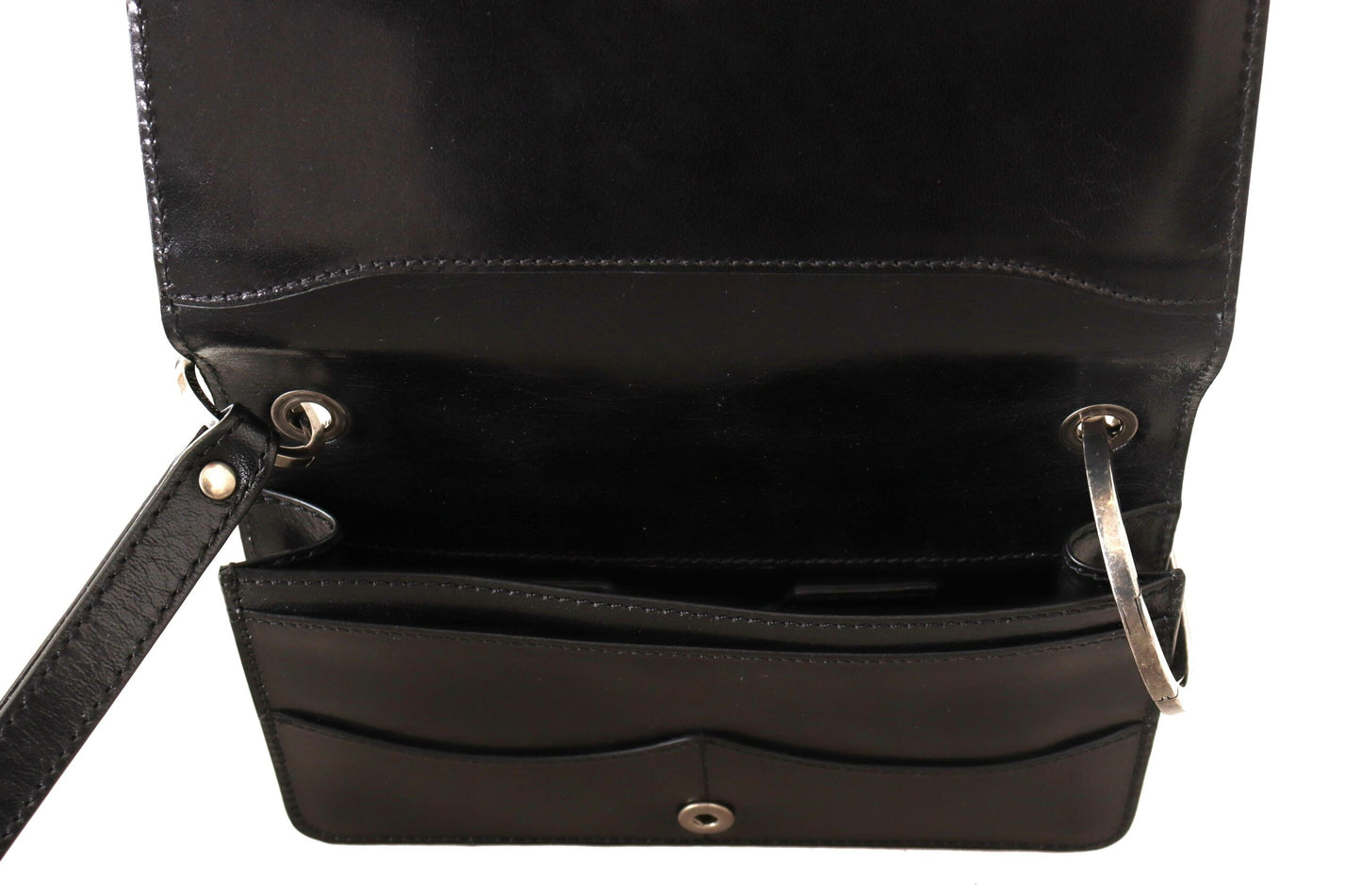 - Elegant Mini Leather Wallet in Timeless Black