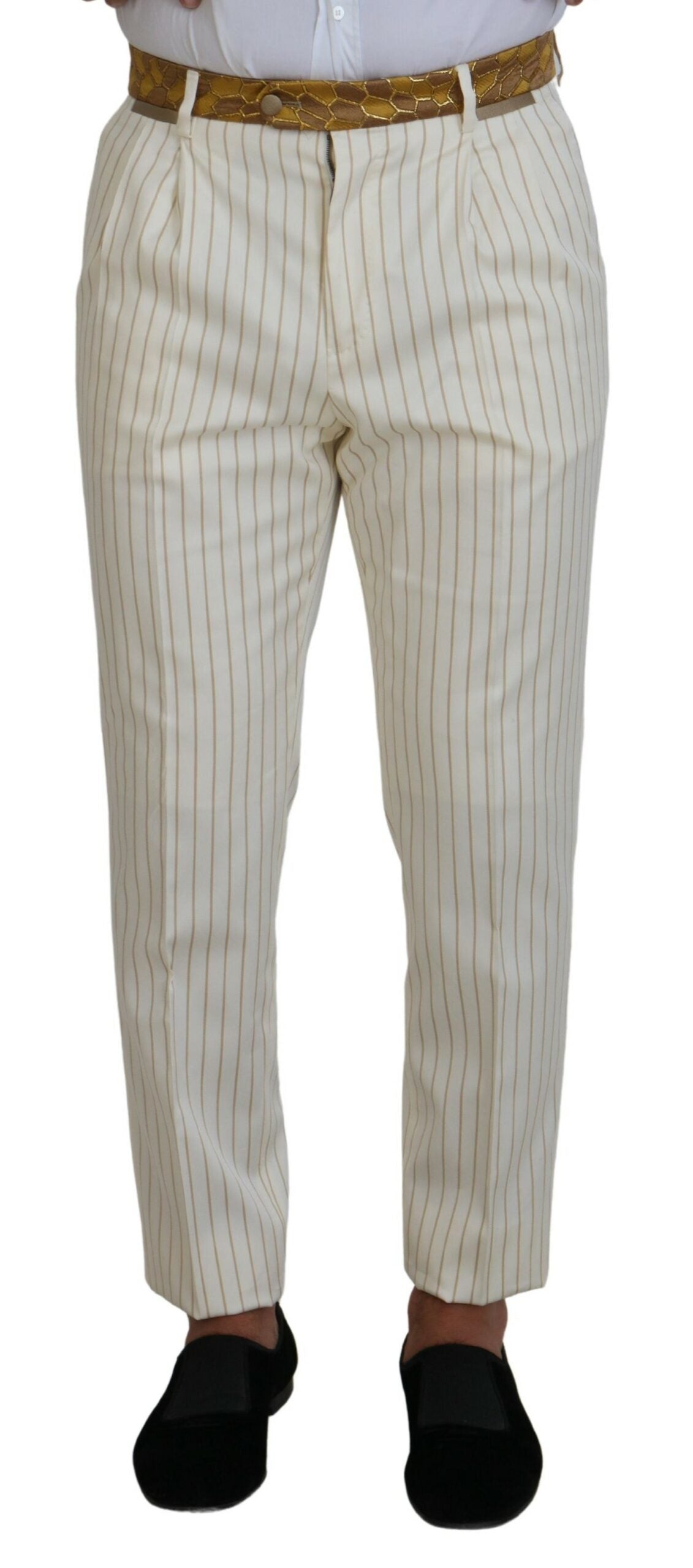 - Elegant Off White Double Breasted Suit