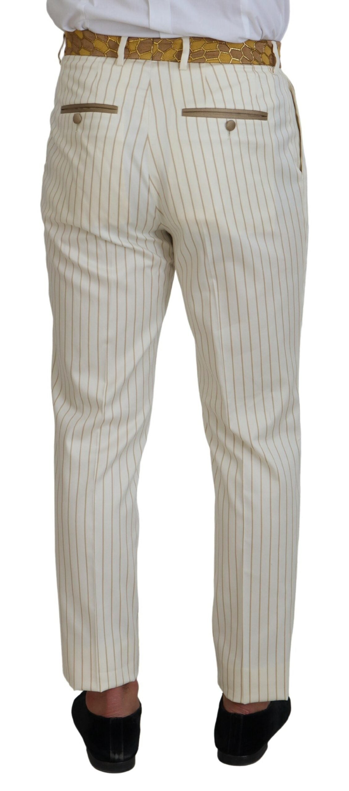 - Elegant Off White Double Breasted Suit