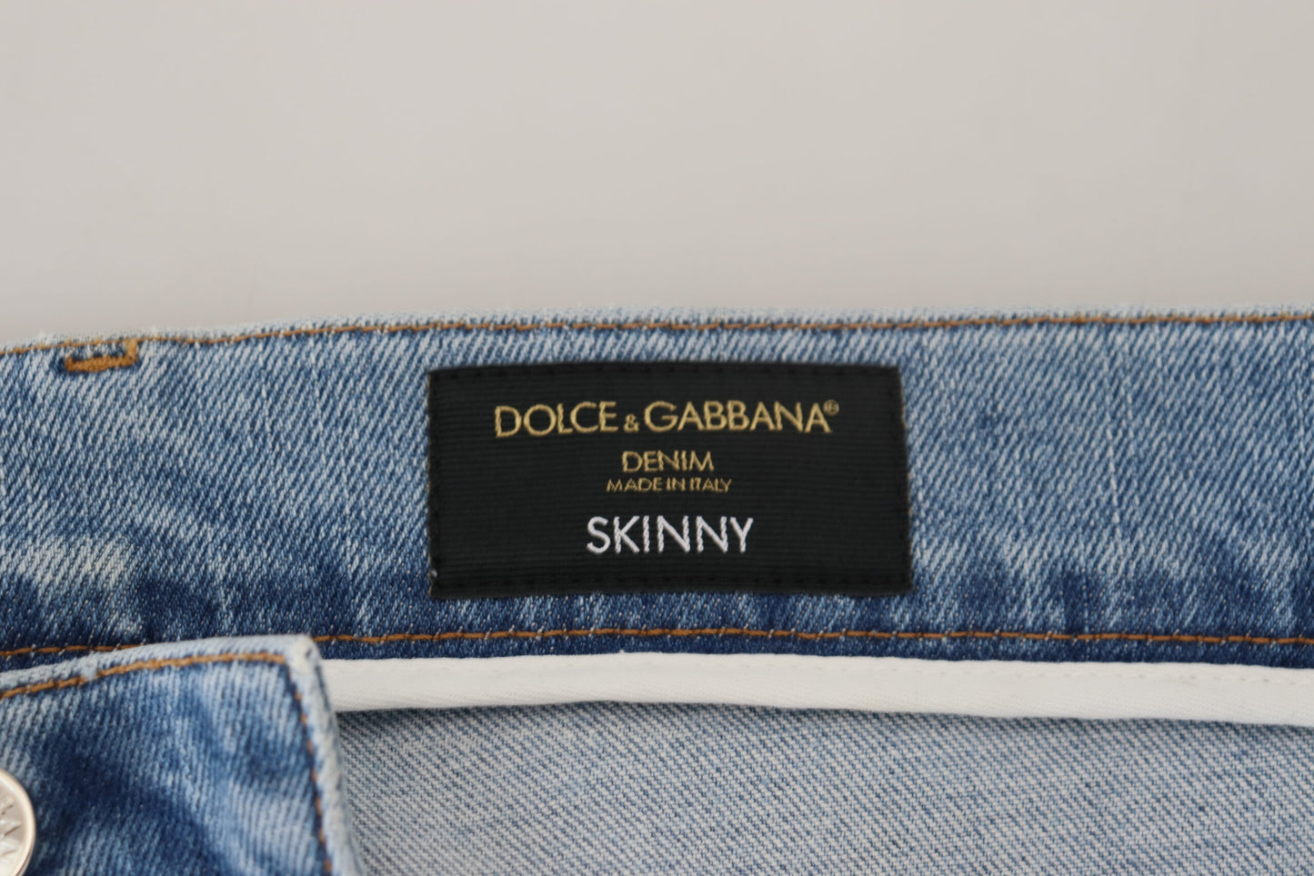 - Elegant Slim Fit Light Blue Denim Pants