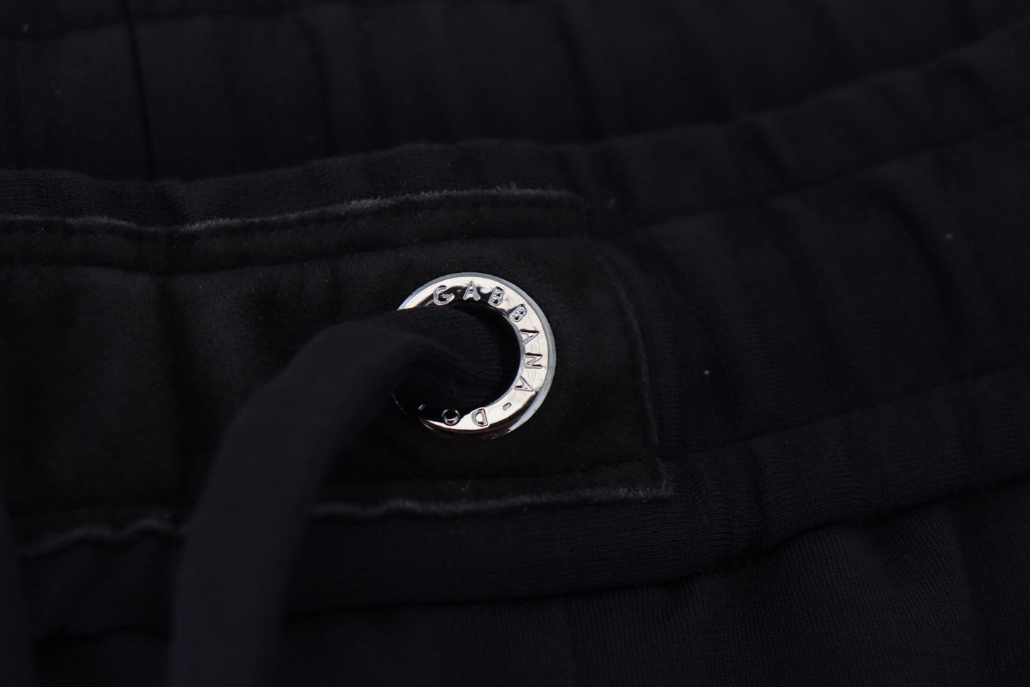 - Sleek Black Wool-Blend Sweatpants