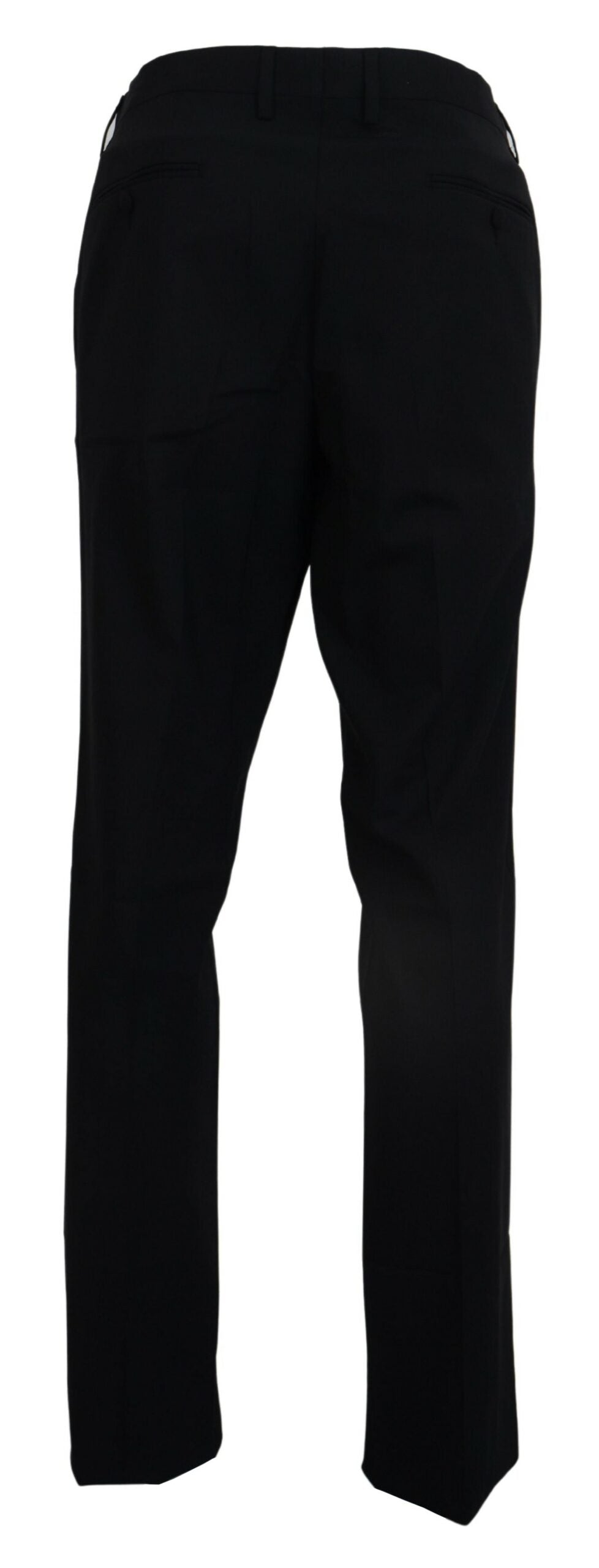 - Elegant Slim Fit Wool Blend Trousers