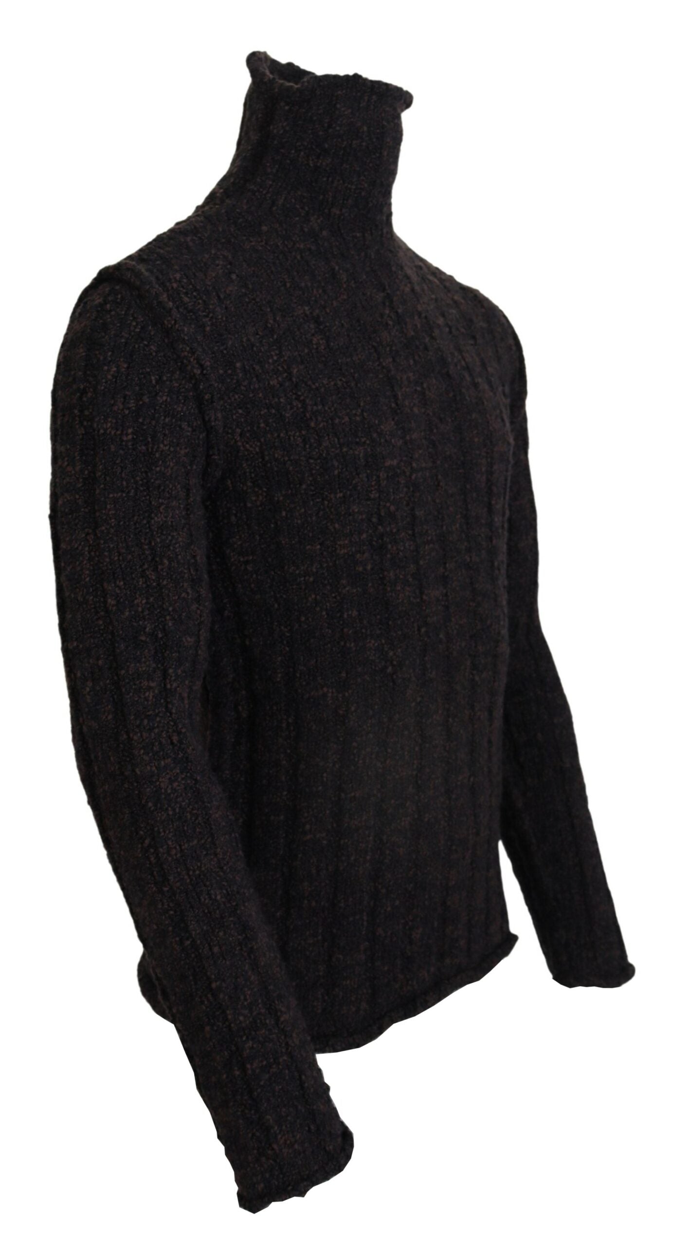 - Elegant Turtleneck Wool-Blend Sweater