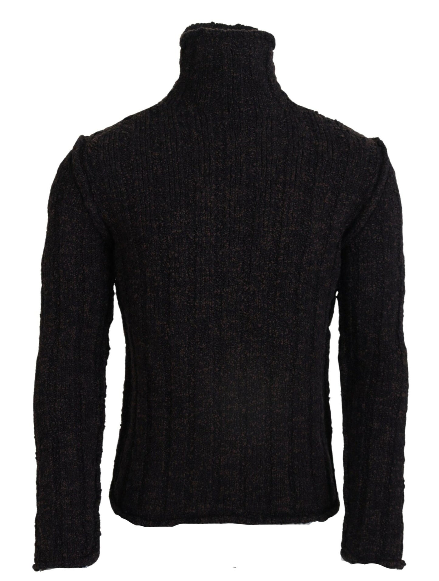 - Elegant Turtleneck Wool-Blend Sweater