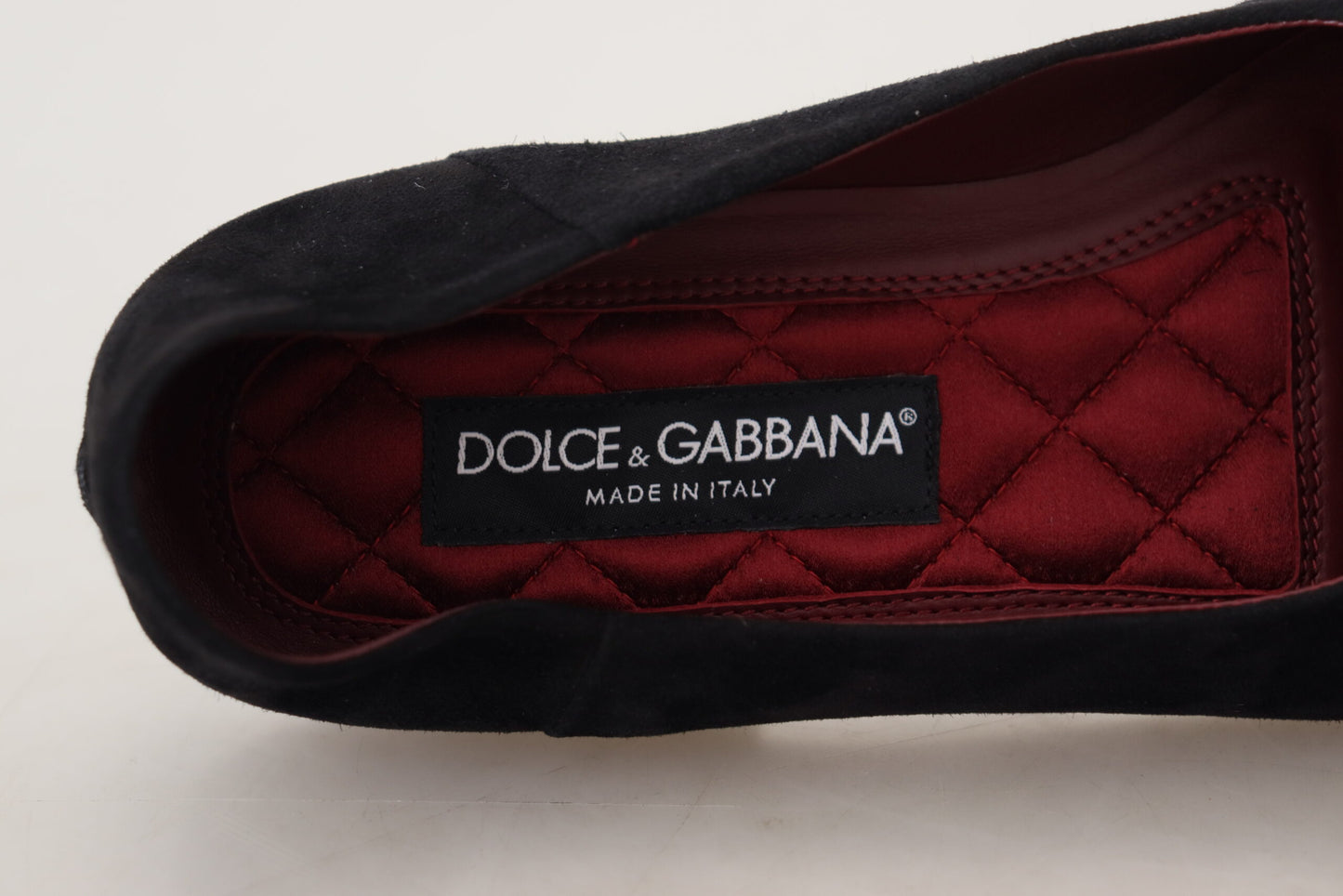 - Black Gold Crystal Sequined Loafers