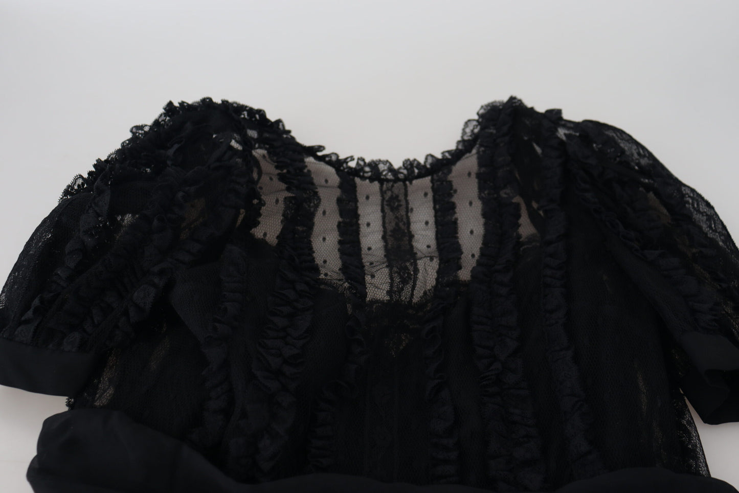 - Elegant Lace Detailed A-Line Mini Dress