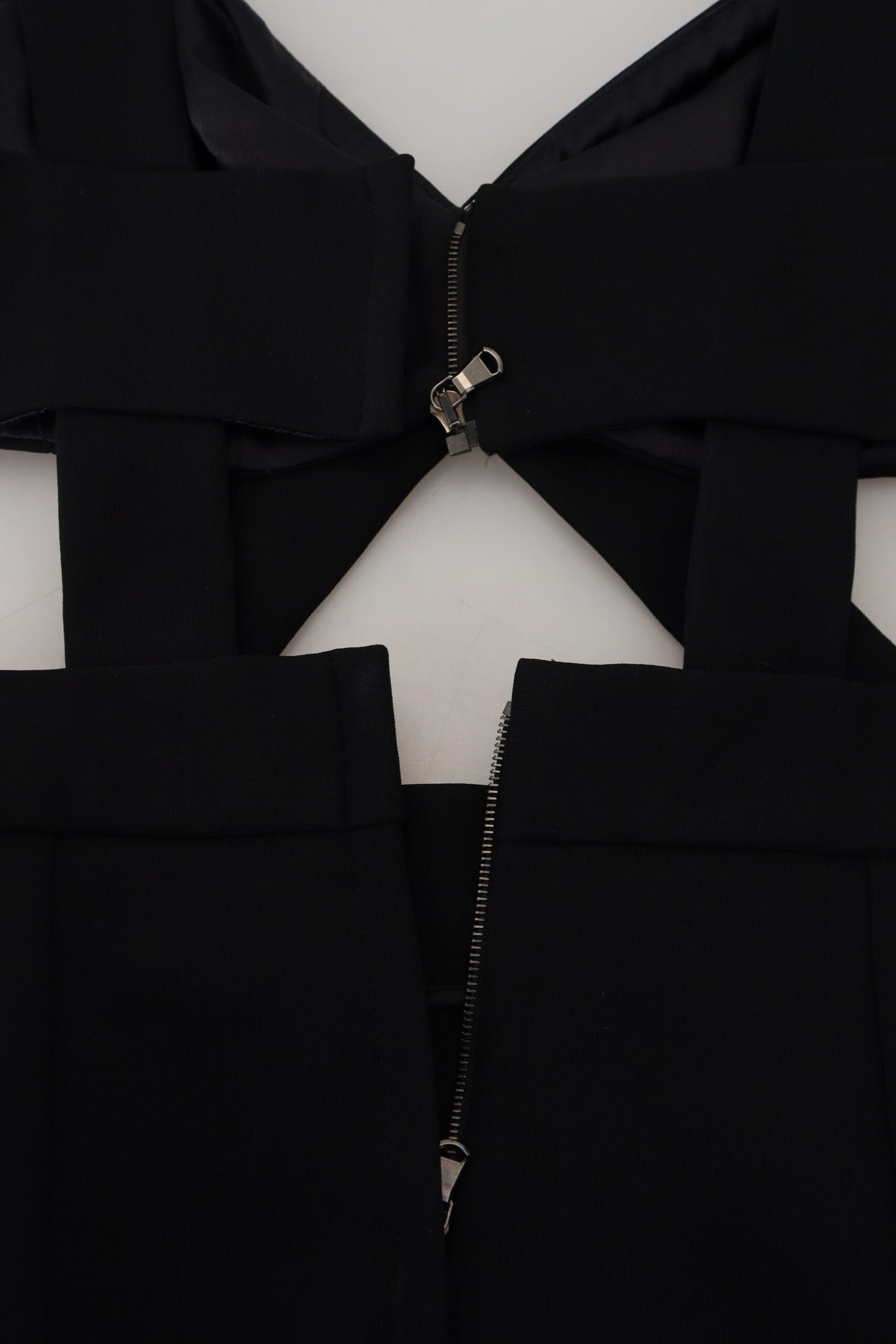 - Elegant Black Midi Sheath Dress