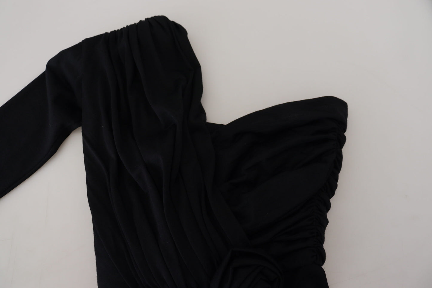 - Elegant One-Shoulder Sheath Midi Dress