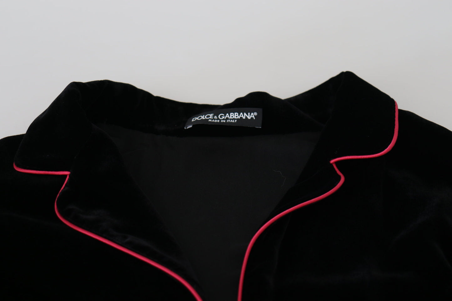 - Elegant Black Silk-Blend Jacket with Waist Belt