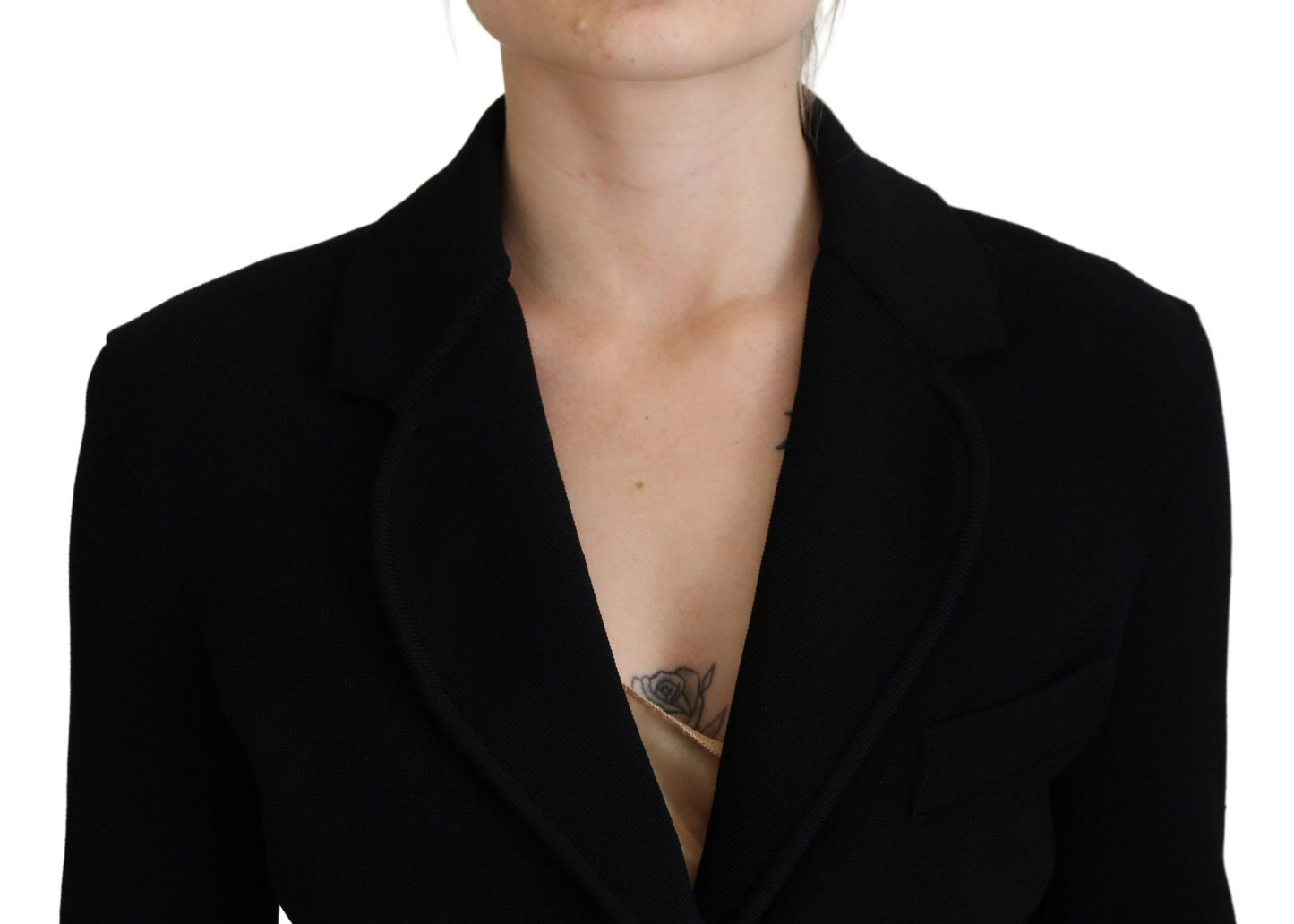 - Elegant Black Long Sleeve Jacket