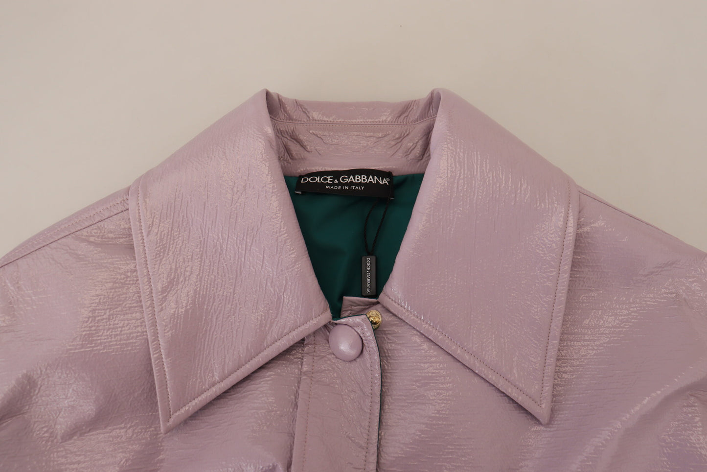 - Chic Purple Cropped Jacket - A Style Statement
