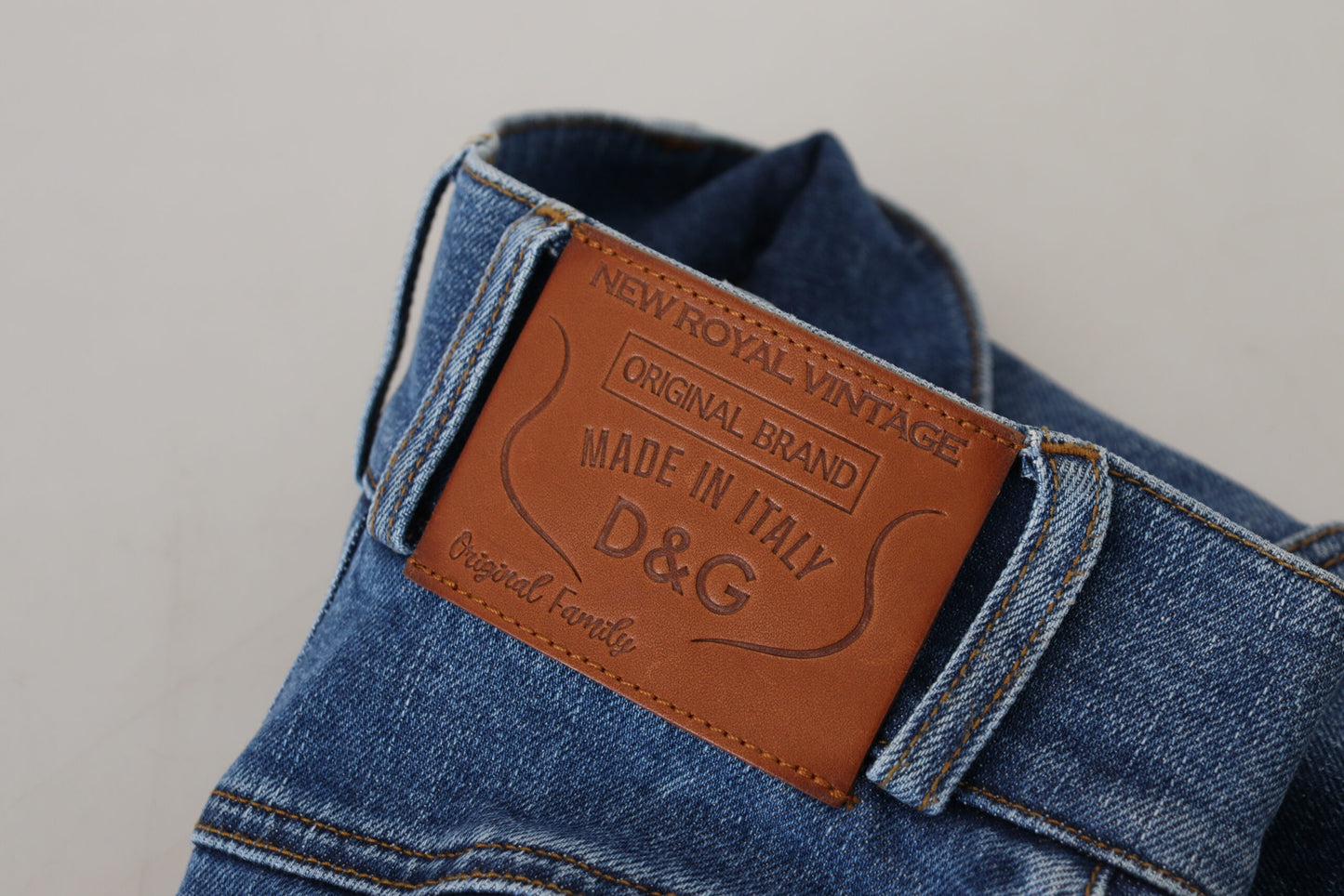 - Elegant High Waist Blue Jeans
