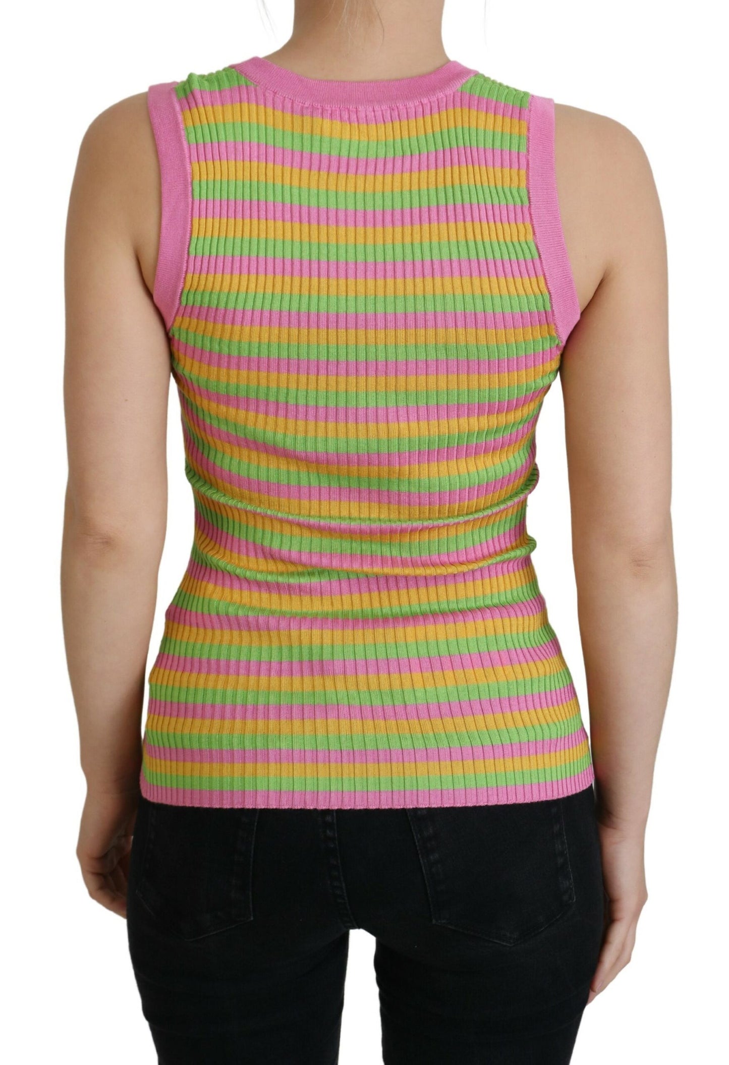 - Elegant Silk Sleeveless Tank Top Vest