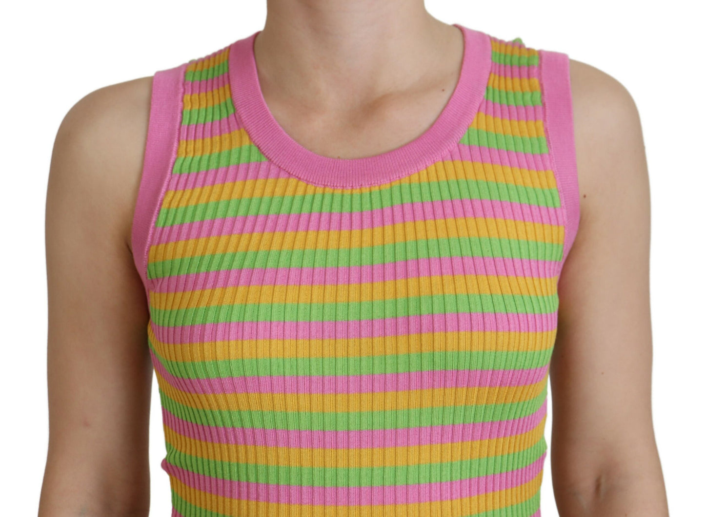 - Elegant Silk Sleeveless Tank Top Vest