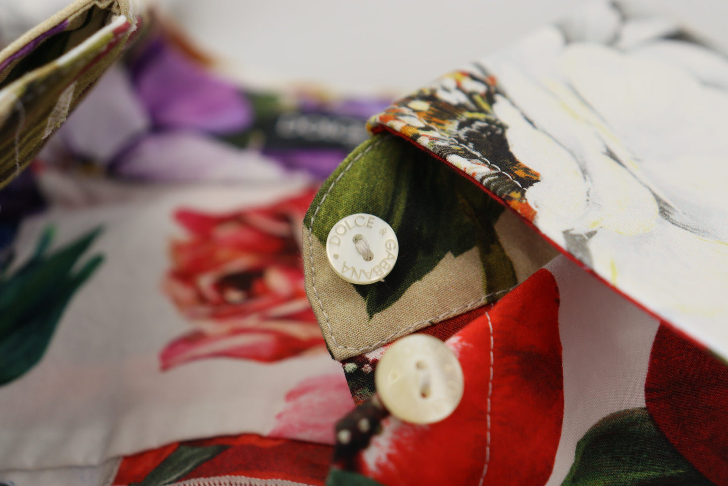 - Elegant Floral Cotton Long Sleeve Top
