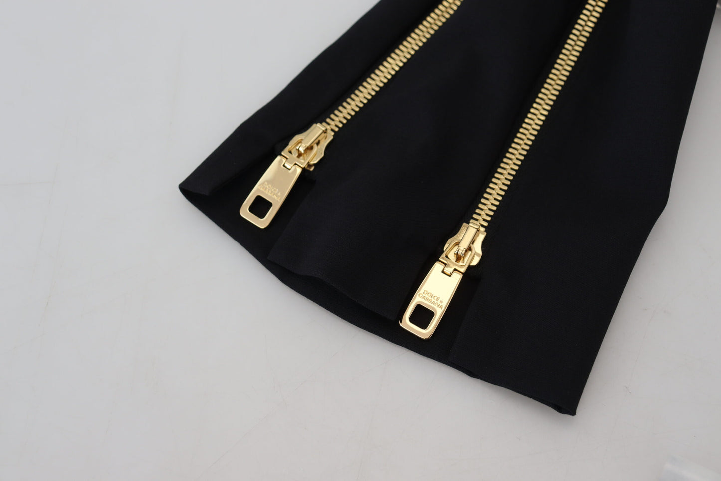 - Elegant High Waist Tapered Wool Pants